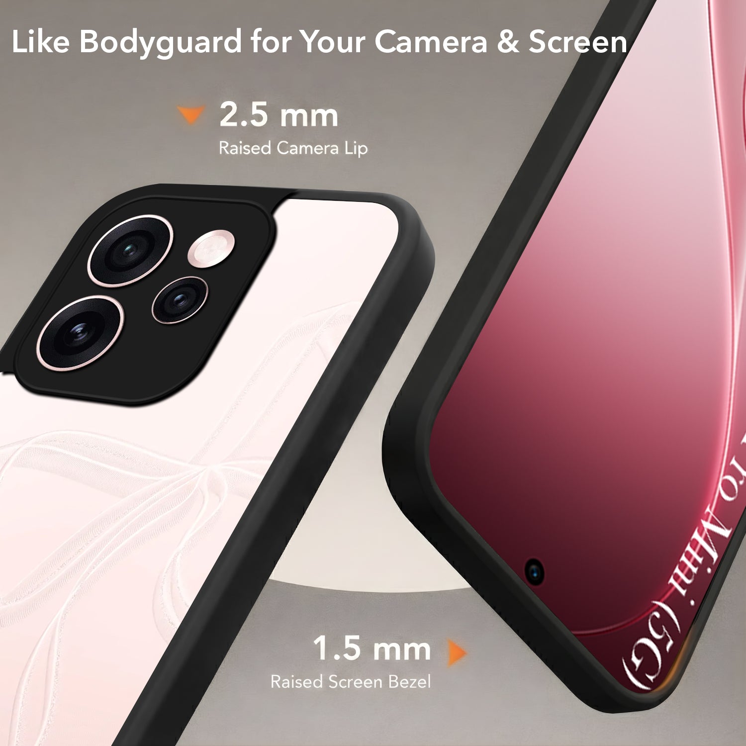 For Oppo Reno15 Pro Mini 5G | Oppo Reno 15 Pro Mini 5G Back Cover Case (Built-in Stand | Lifetime Anti Yellow | Kickstand Shockproof | Camera Protection | MagSafe Compatible)