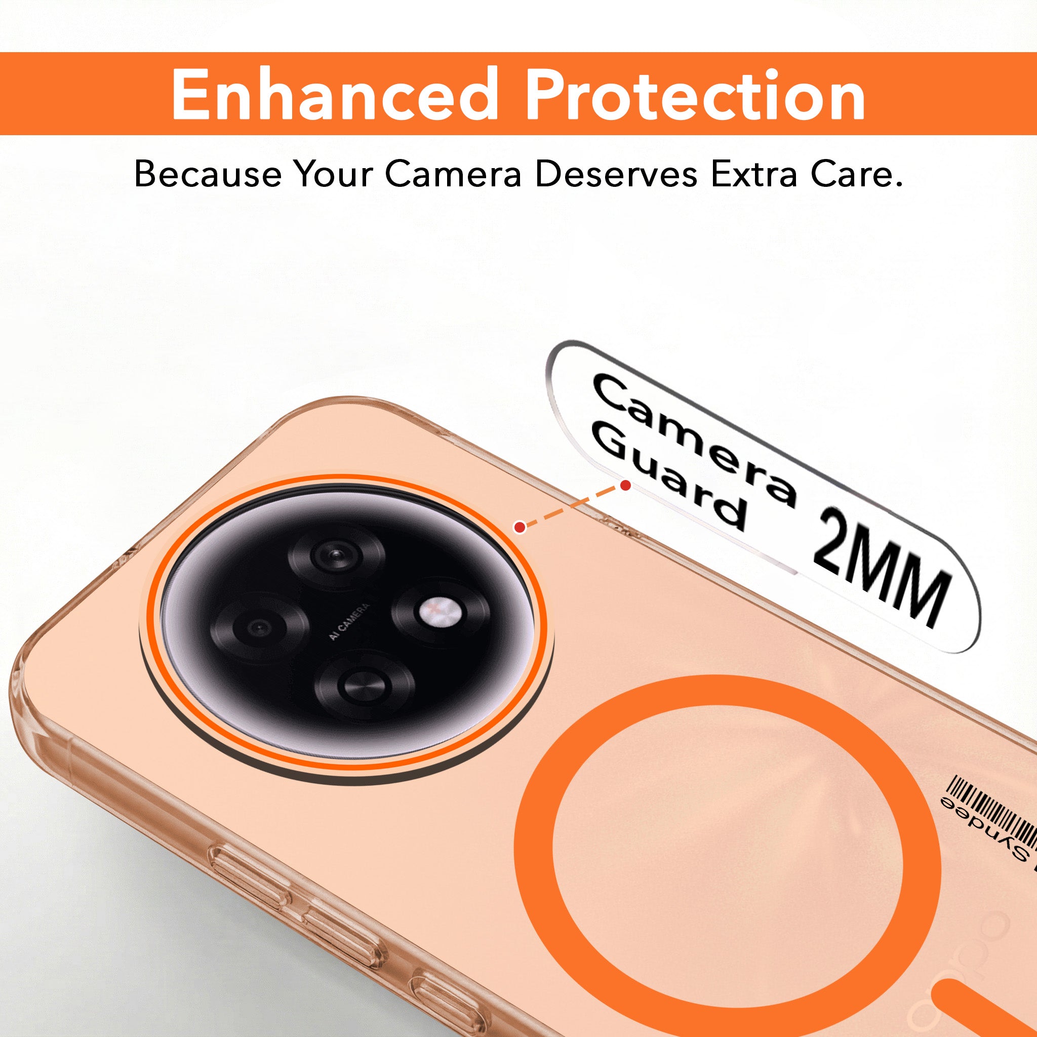 For Oppo F31 Pro Plus Back Cover Case (Soft Touch | Camera Bump Protection | MagSafe Compatible | Matte Finish)