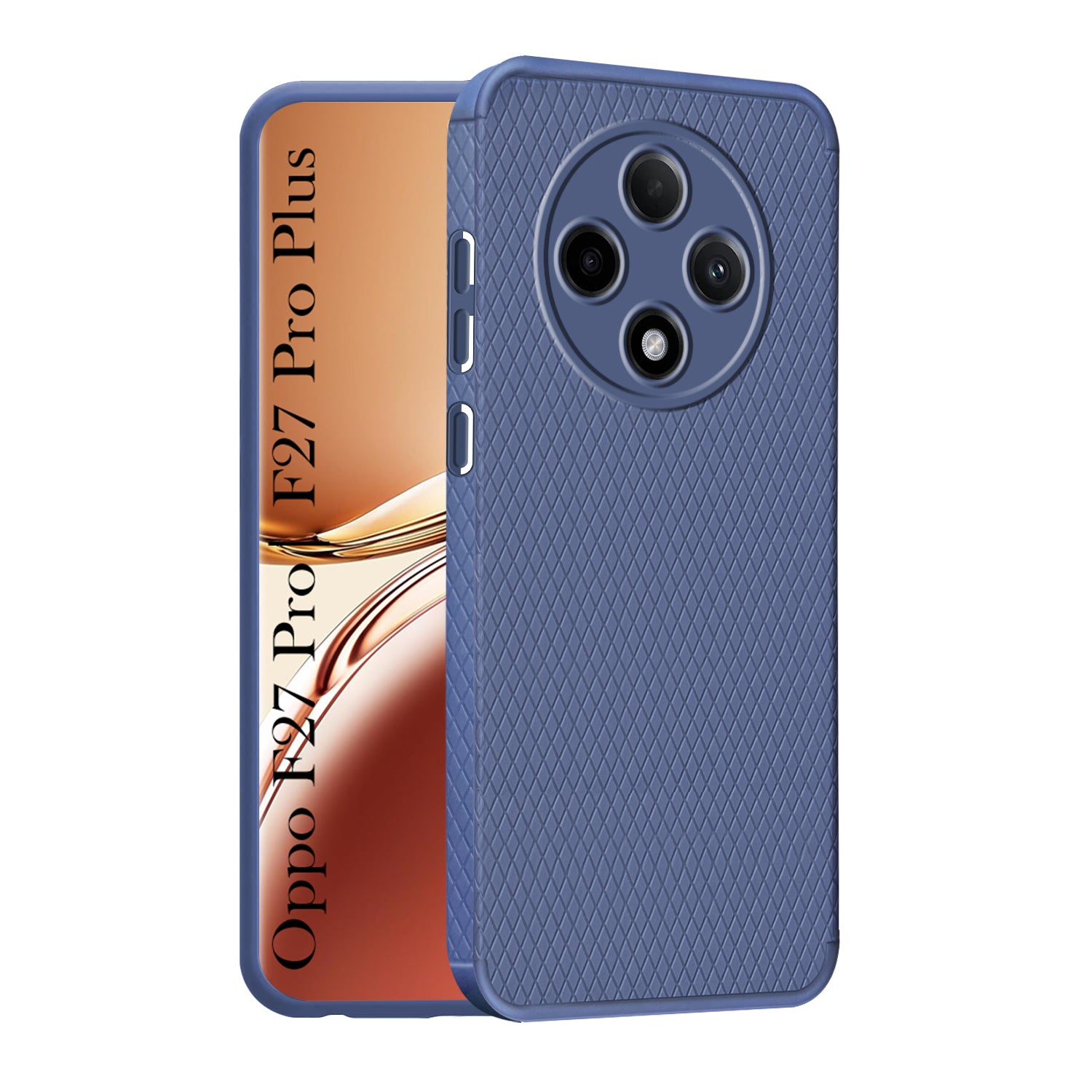 For Oppo F27 Pro | Oppo F27 Pro Plus 5G Back Cover (Liquid Silicone | Side Grip | Camera Protection)