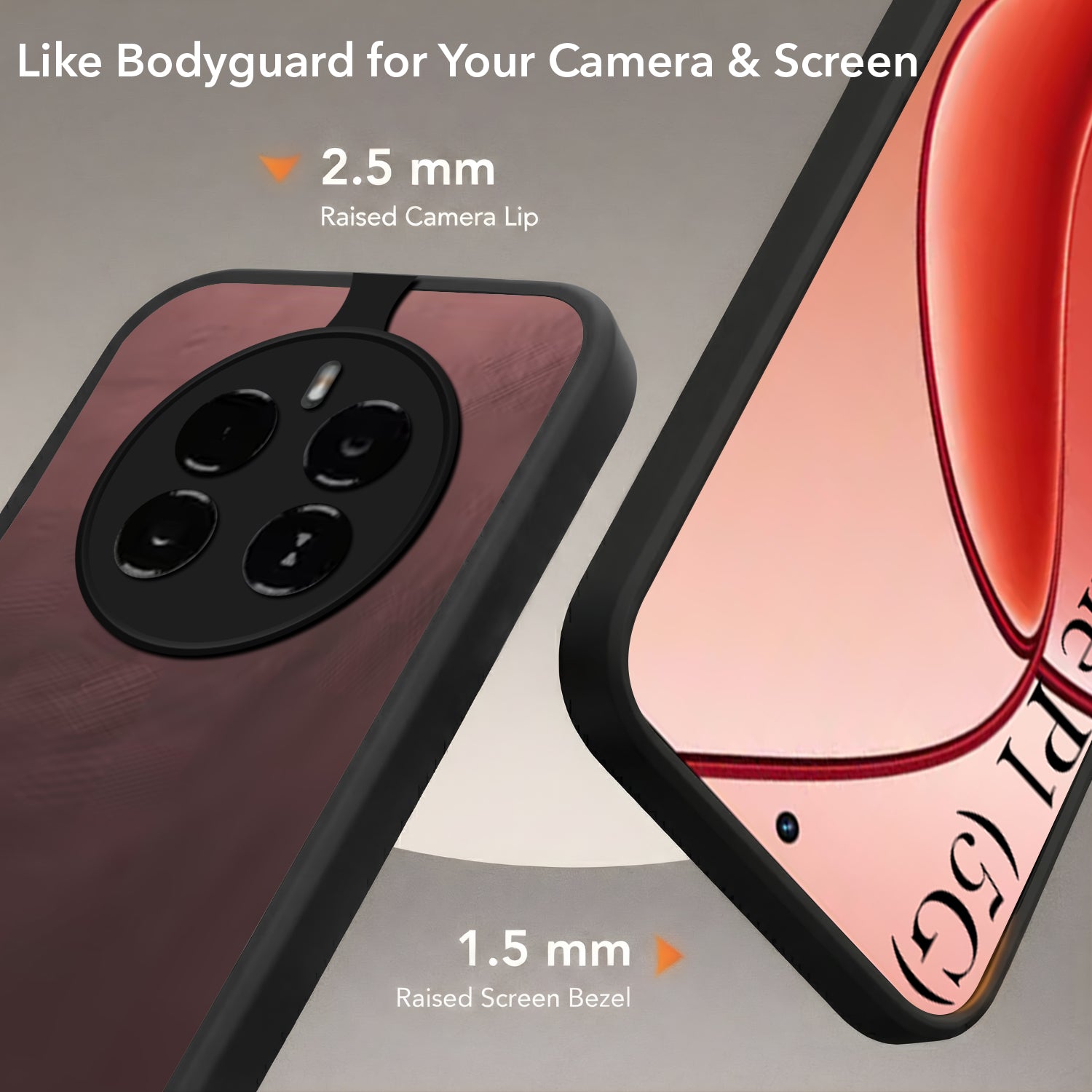 For Realme P1 5G Back Cover Case (Built-in Stand | Lifetime Anti Yellow | Kickstand Shockproof | Camera Protection | MagSafe Compatible)