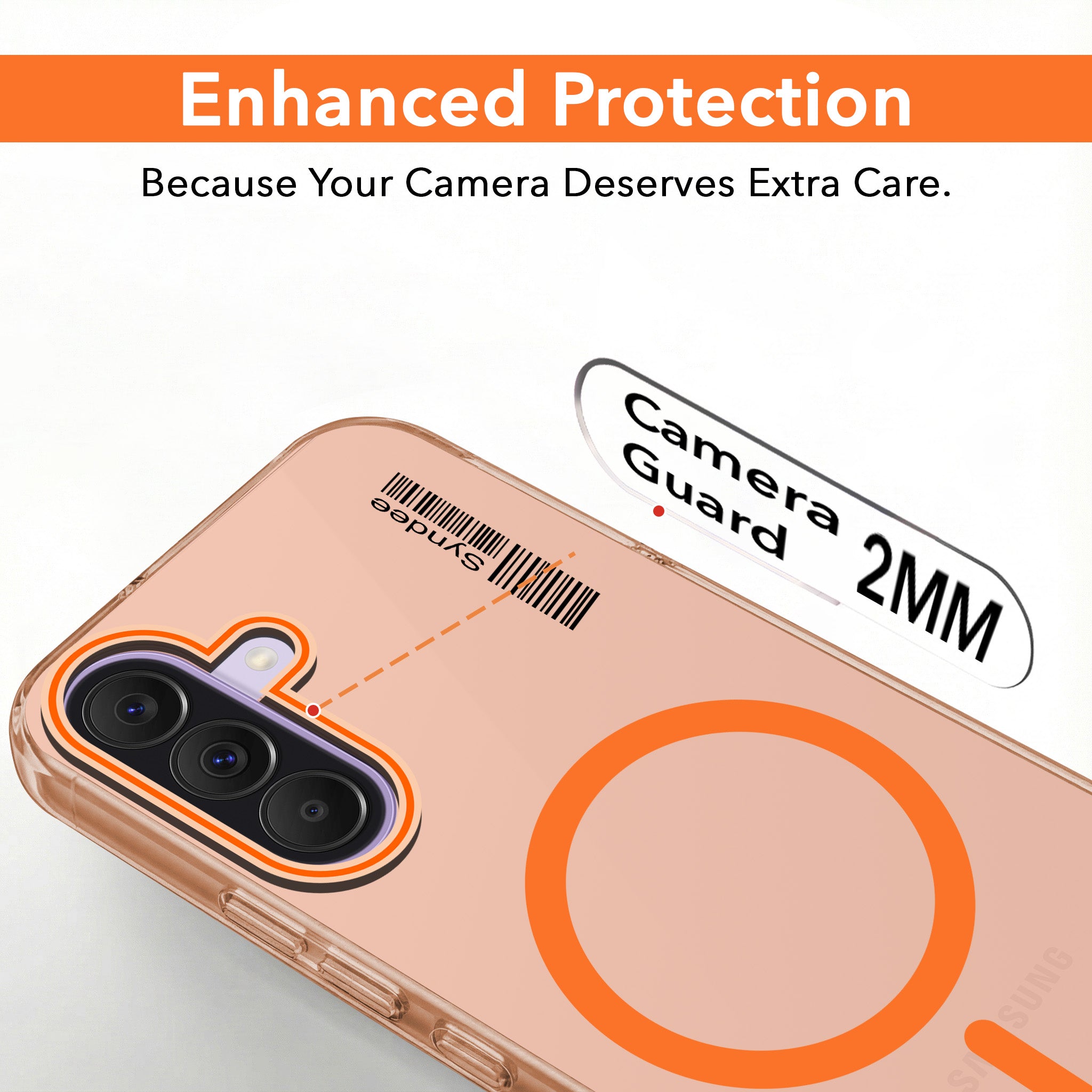 For Samsung Galaxy A37 5G Back Cover Case (Soft Touch | Camera Bump Protection | MagSafe Compatible | Matte Finish)