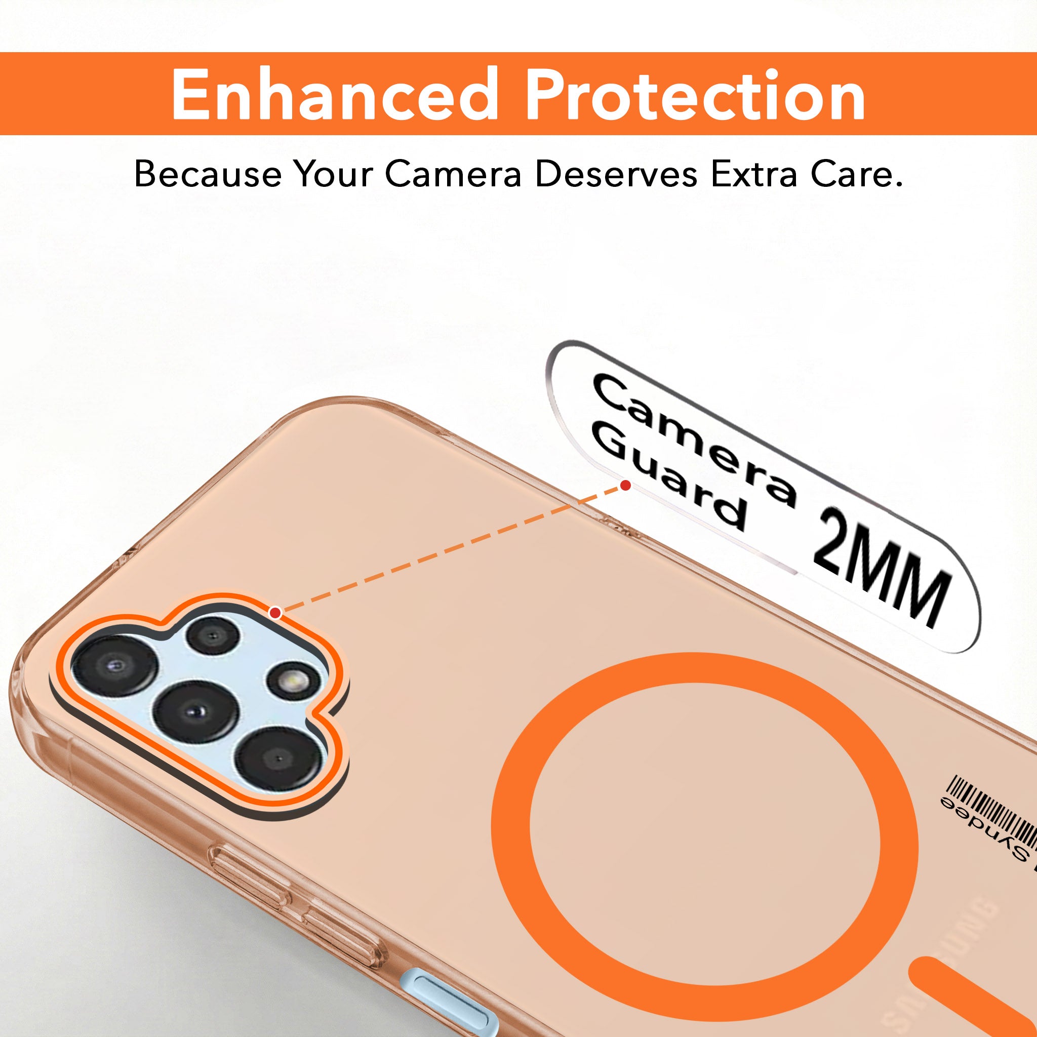 For Samsung Galaxy A13 4G Back Cover Case (Soft Touch | Camera Bump Protection | MagSafe Compatible | Matte Finish)