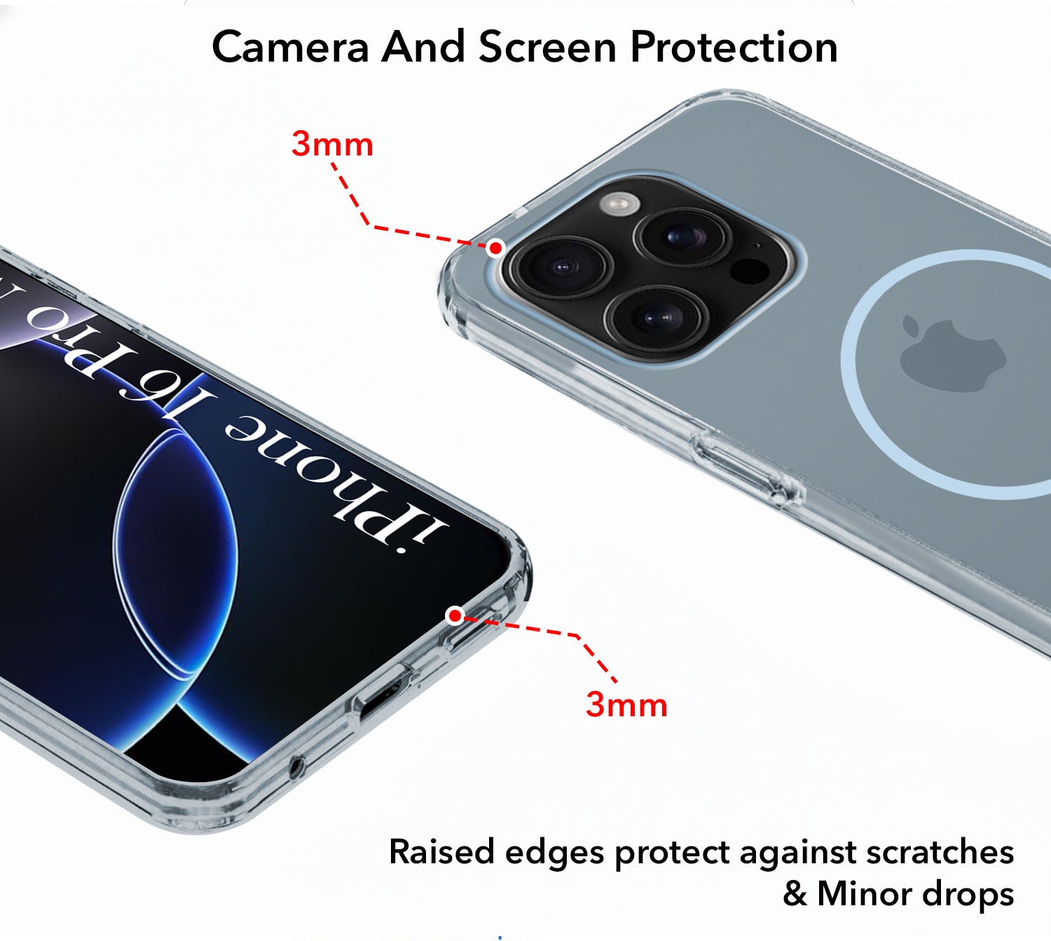 For Apple iPhone 16 Pro Max Back Cover Case Silicone (Slim Paper Thin | Camera Protection Bump | Minimalist Professional | Soft Flexible)