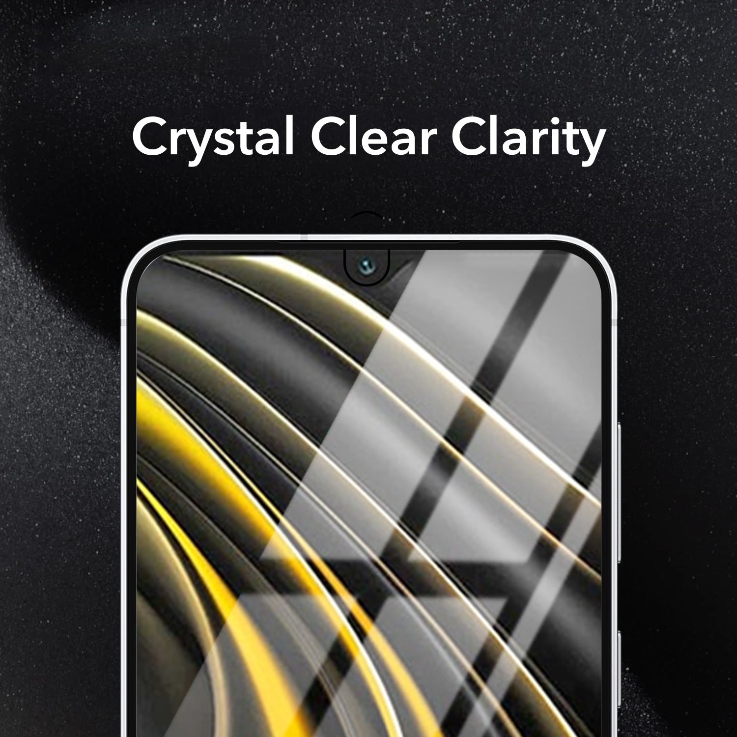 (Pack of 2) Tempered Glass For Poco M3 Military-Grade Gorilla Screen Protector With Installation Kit | Shatterproof, Full Coverage, HD Clear, Scratch Resistant
