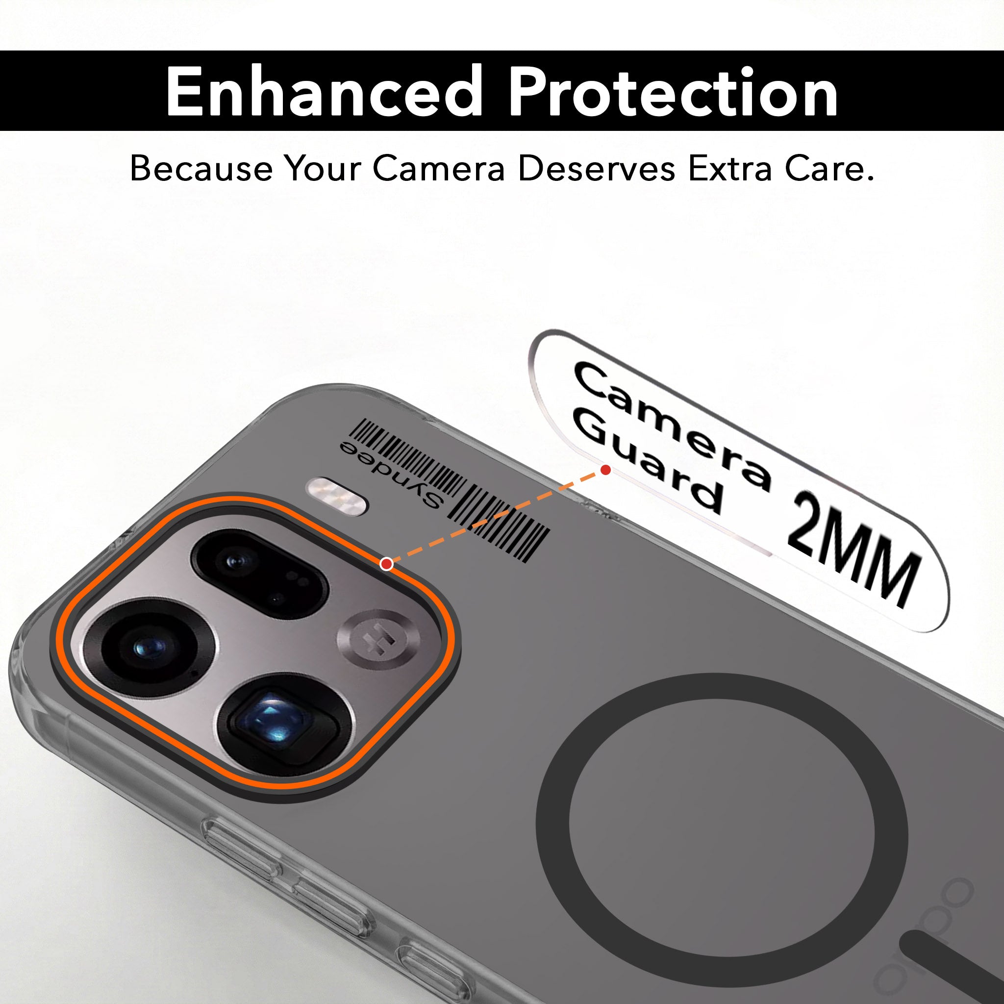 For Oppo Find X9 Pro Back Cover Case (Soft Touch | Camera Bump Protection | MagSafe Compatible | Matte Finish)