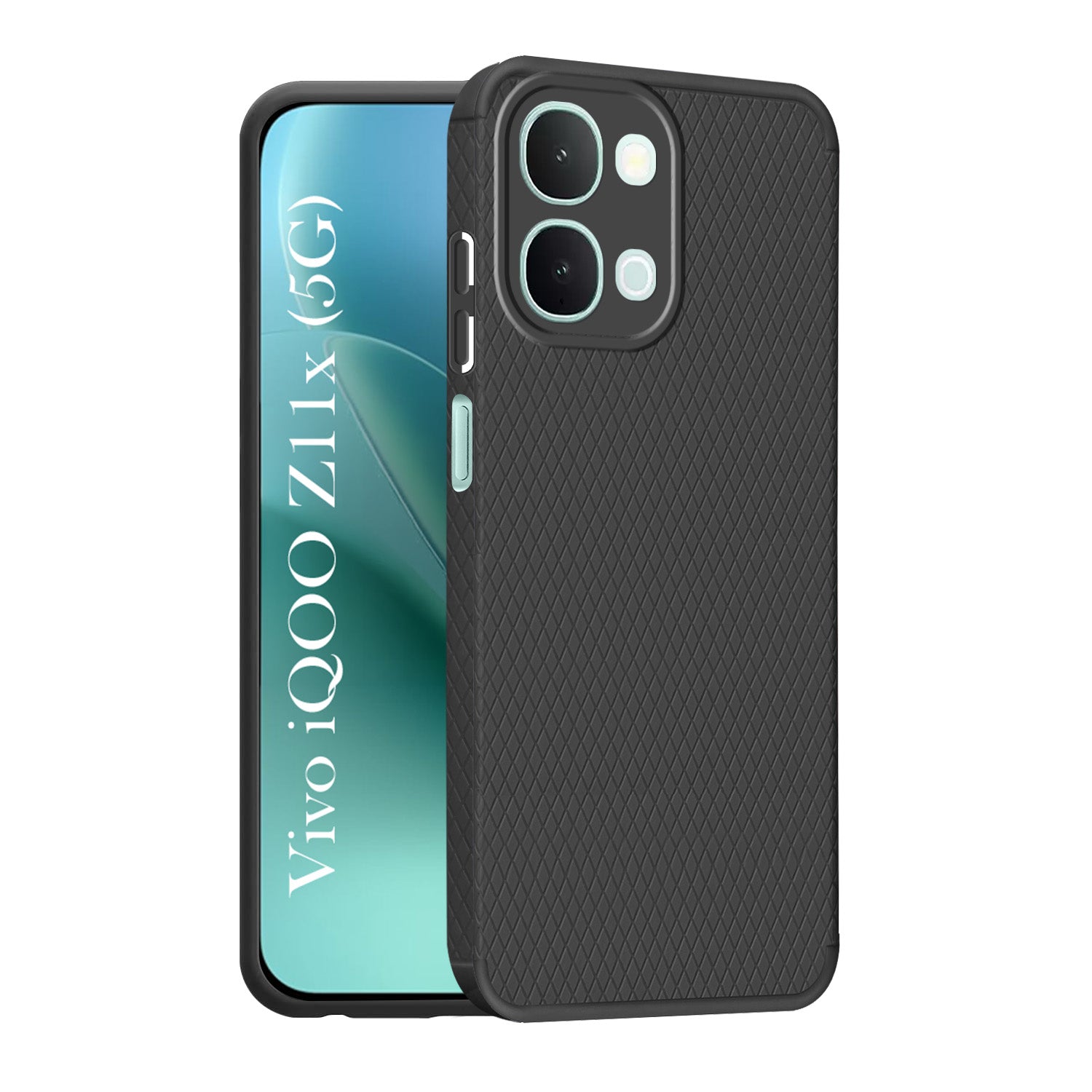 For Vivo iQOO Z11x 5G Back Cover Case Liquid Silicone (Camera Protection | Side Grip Texture | Soft and Flexible)