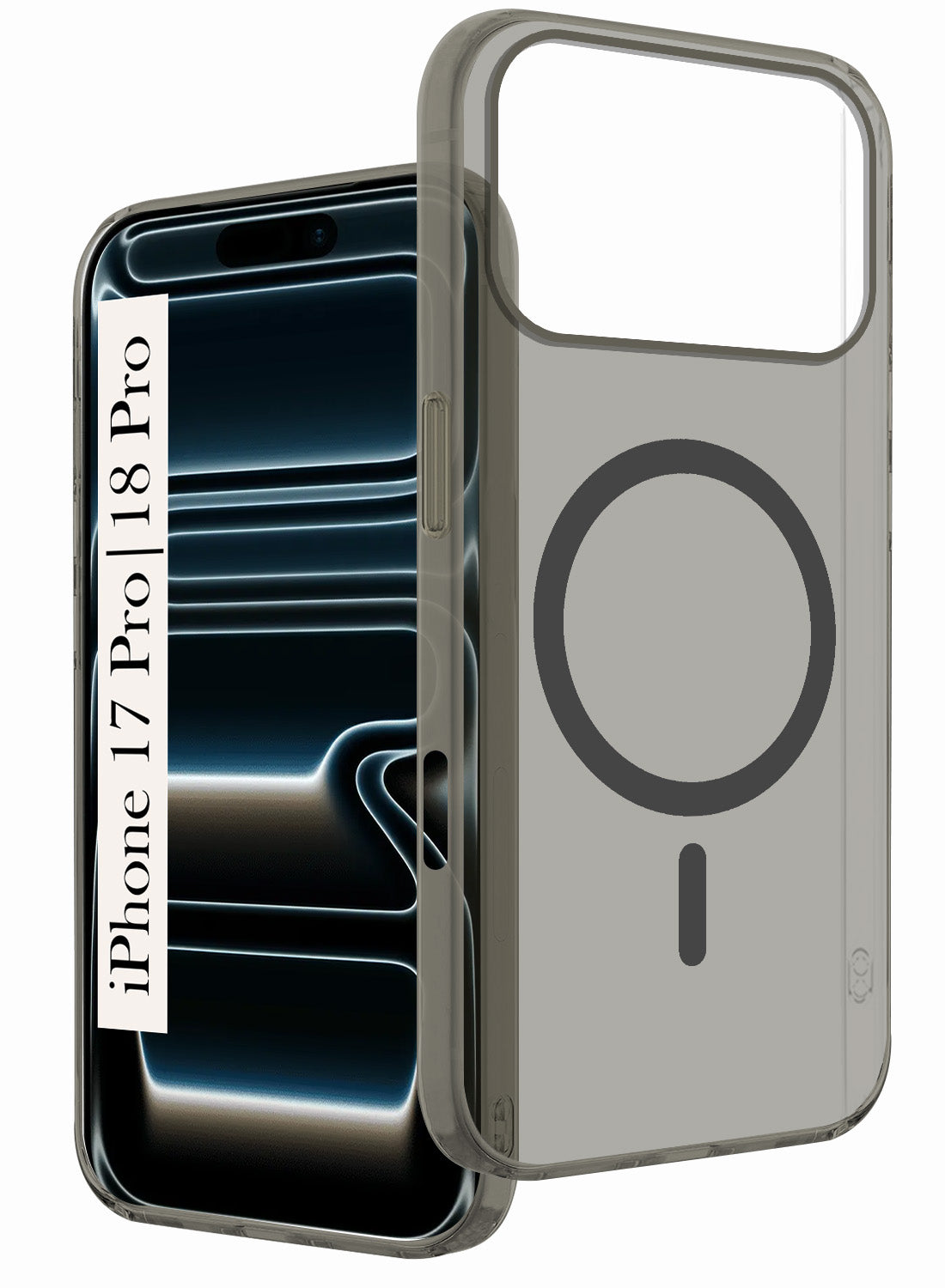For iPhone 17 Pro | iPhone 18 Pro Back Cover Case (Frosted Matte Feel | MagSafe Compatible Wireless Charging)