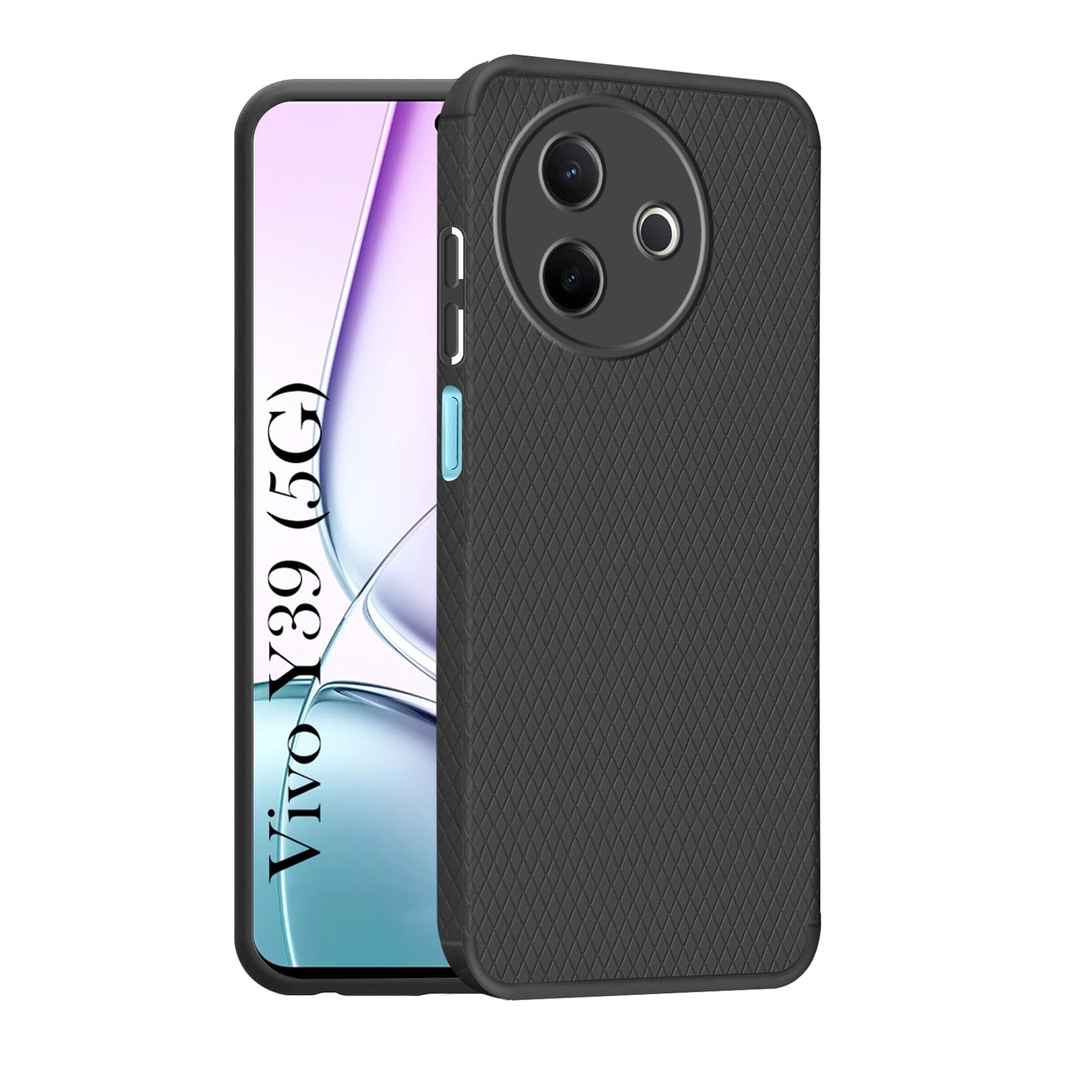 For Vivo Y39 Back Cover Case (Liquid Silicone | Side Grip | Camera Protection)
