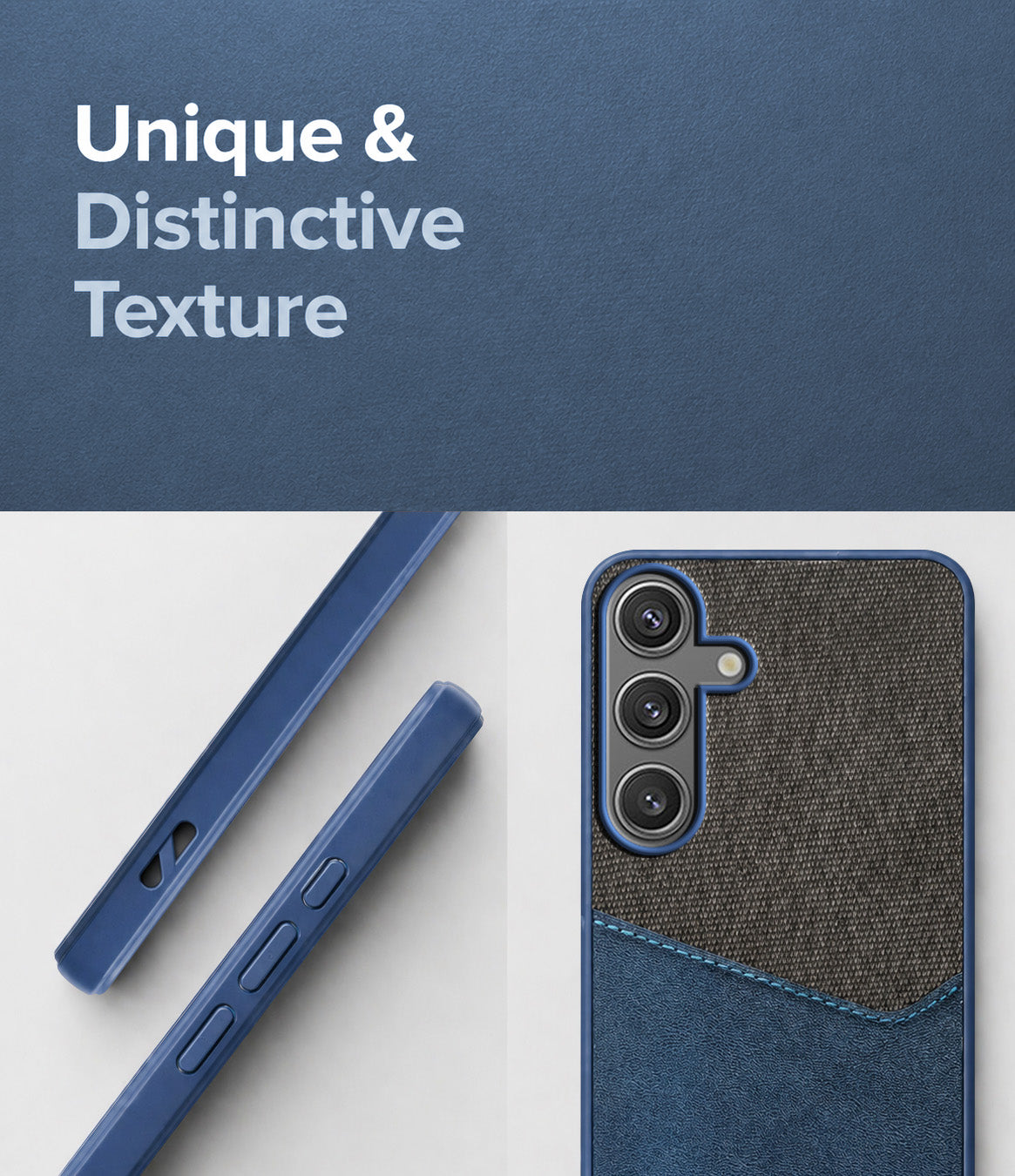 For Samsung Galaxy S24 Back Cover Case (Dual PU Leather Stitch | Professional Minimalist | Soft and Flexible)