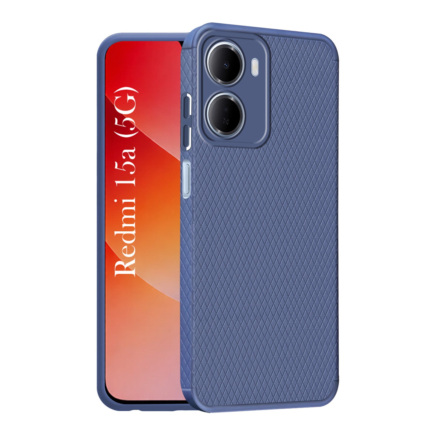 For Redmi 15A 5G Back Cover Case Liquid Silicone (Camera Protection | Side Grip Texture | Soft and Flexible)