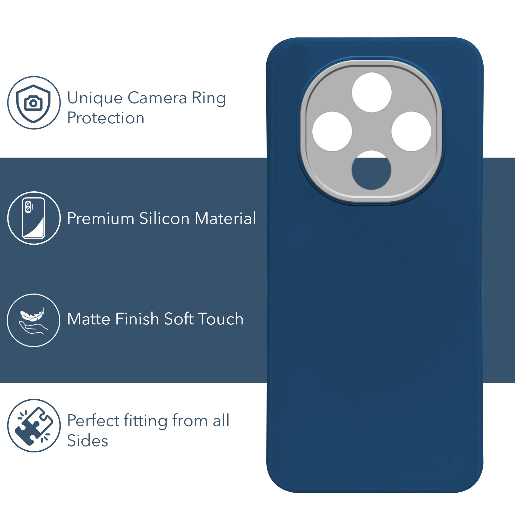 For Oppo F31 Pro Back Cover Case (Dual Colour |Full Camera Protection | Sleek and Professional)