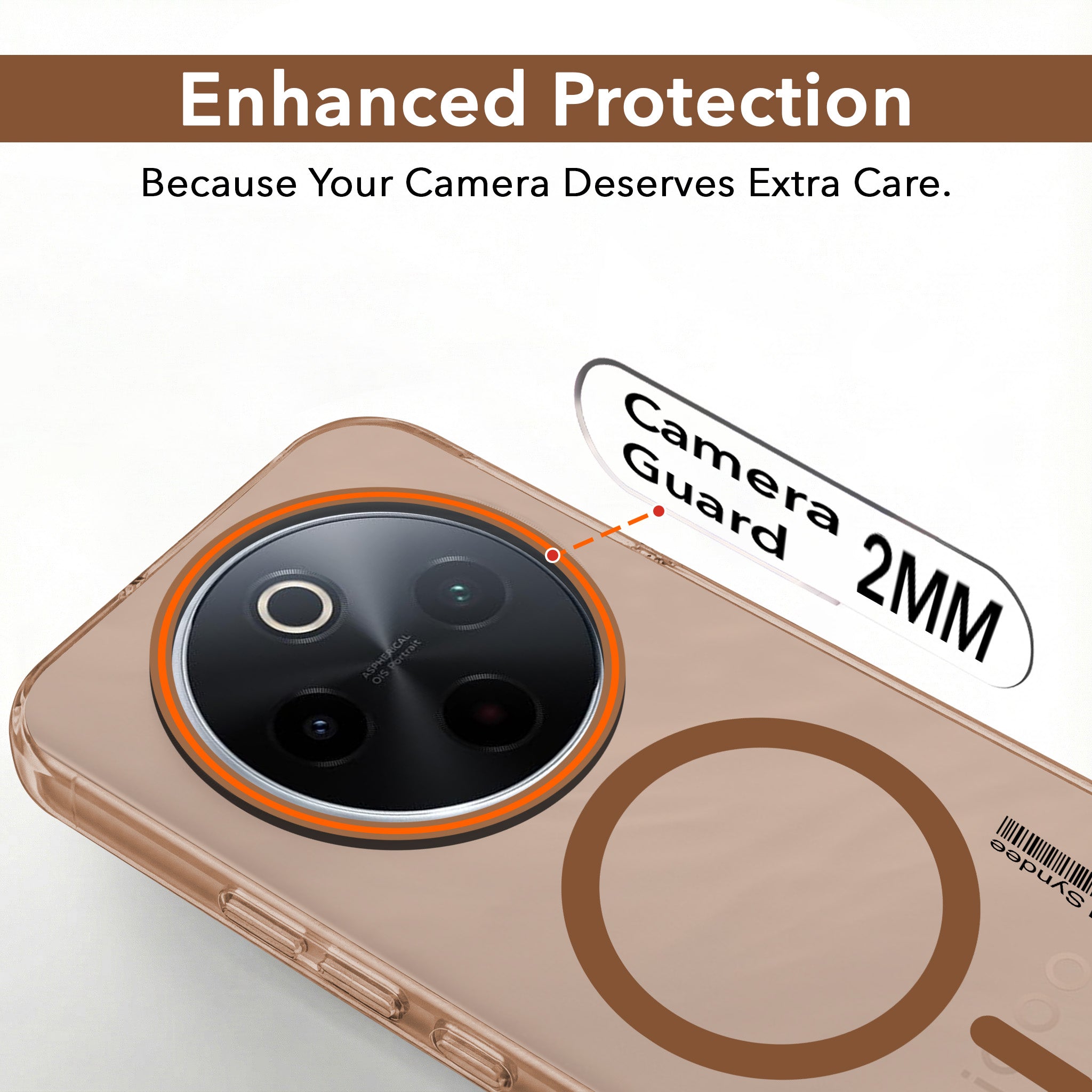 For Vivo iQOO Z10 Back Cover Case (Soft Touch | Camera Bump Protection | MagSafe Compatible | Matte Finish)