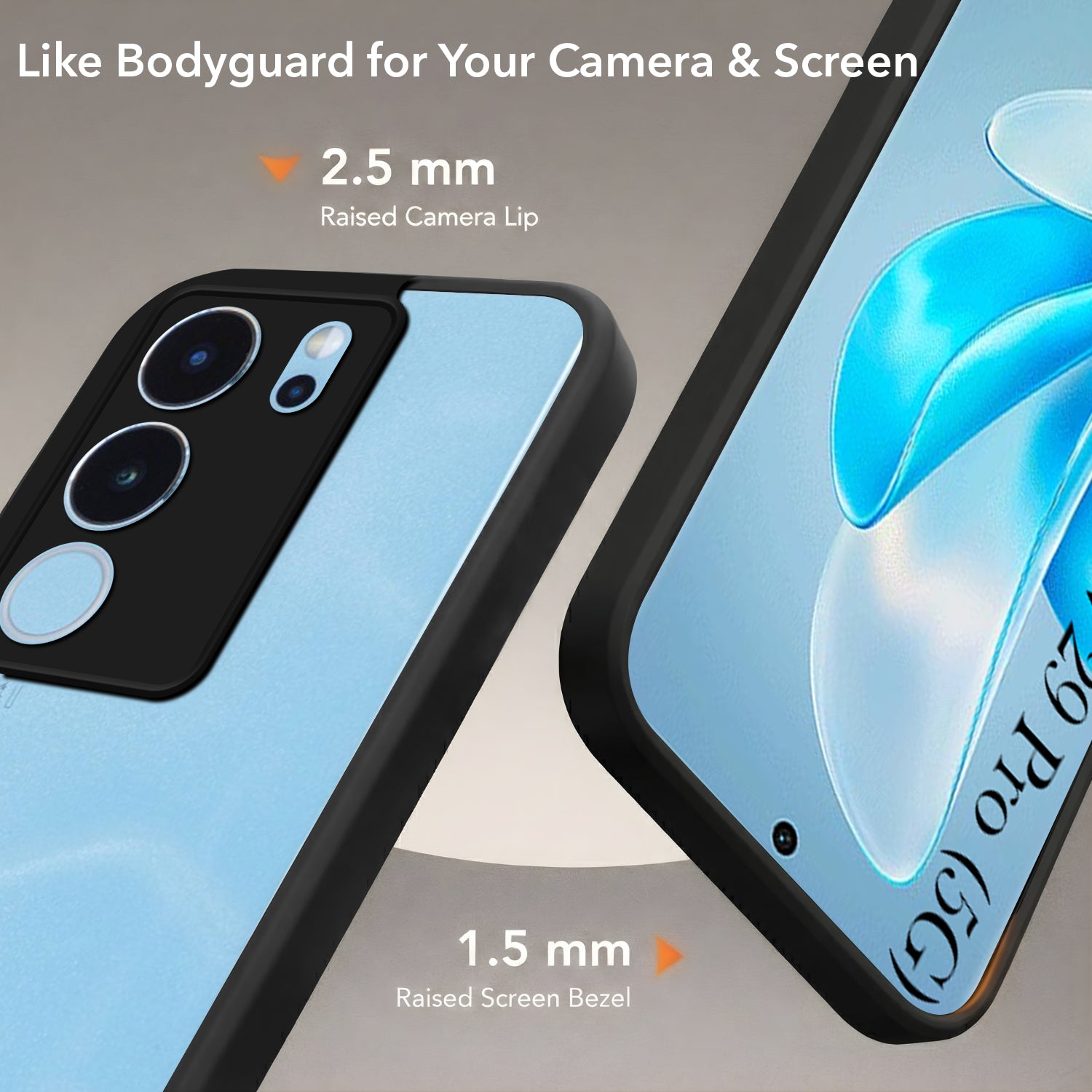For Vivo V29 | Vivo V29 Pro 5G Back Cover Case (Built-in Stand | Lifetime Anti Yellow | Kickstand Shockproof | Camera Protection | MagSafe Compatible)