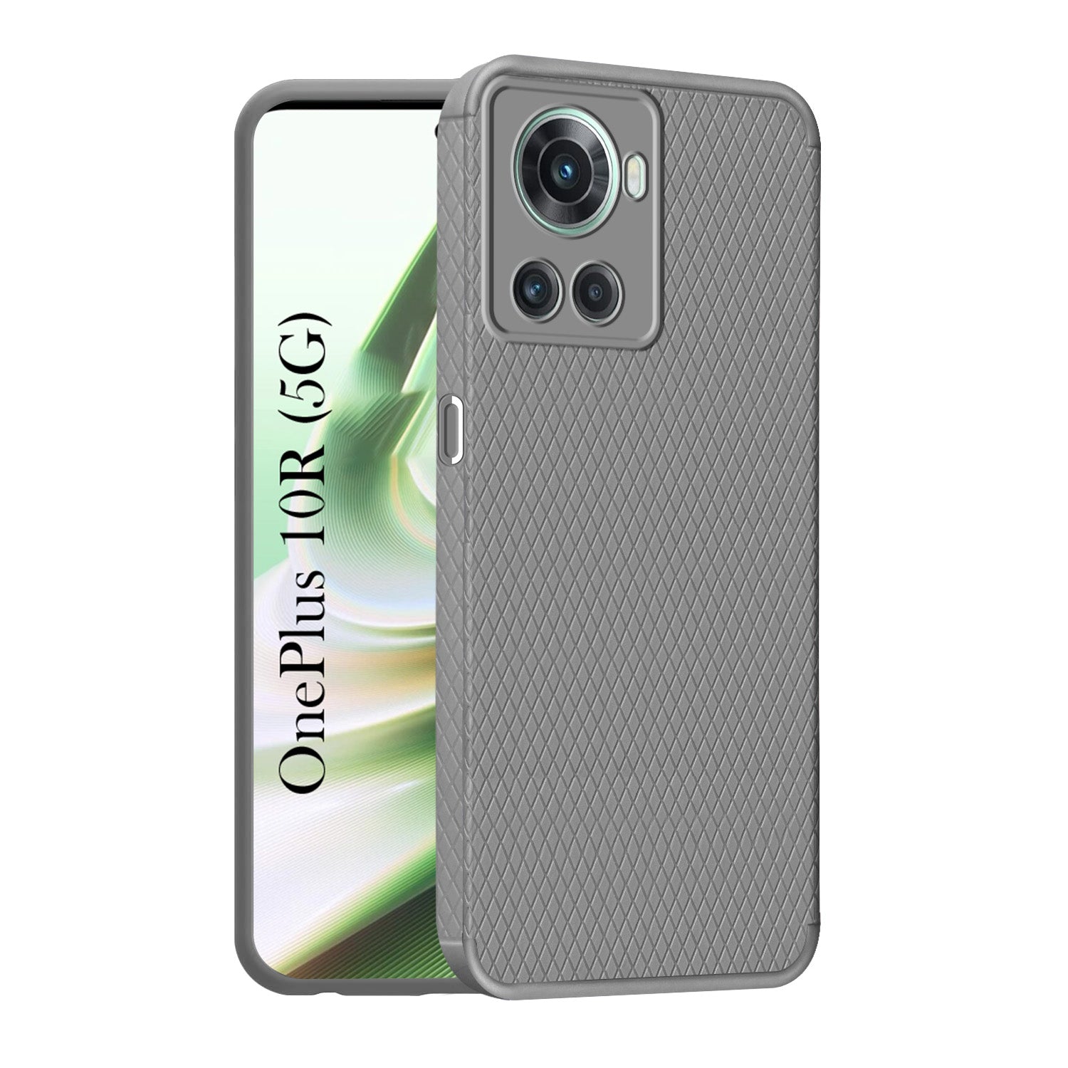 For OnePlus 10R Back Cover Case (Liquid Silicone | Side Grip | Camera Protection)