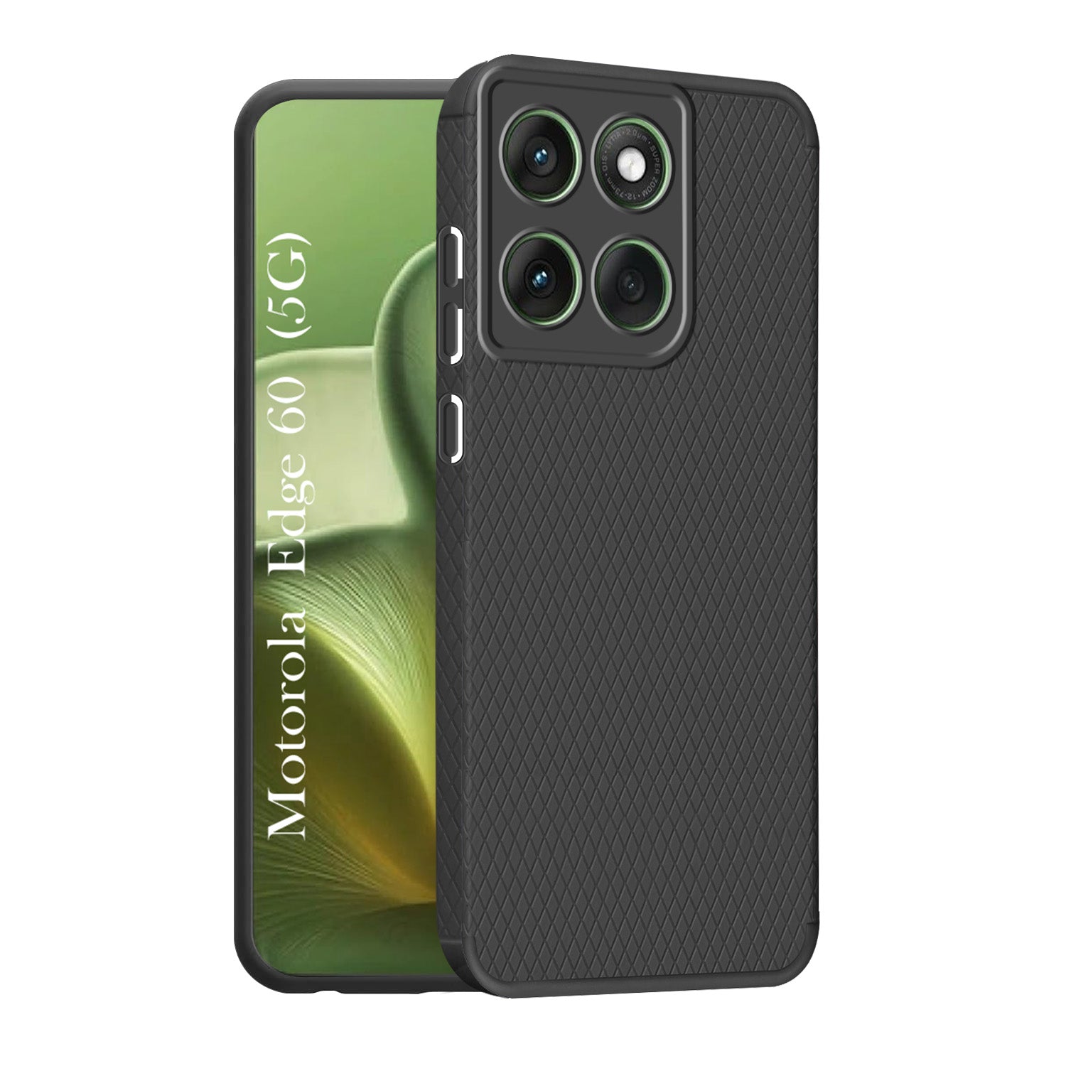 For Motorola Moto Edge 60 Back Cover Case (Liquid Silicone | Side Grip | Camera Protection)