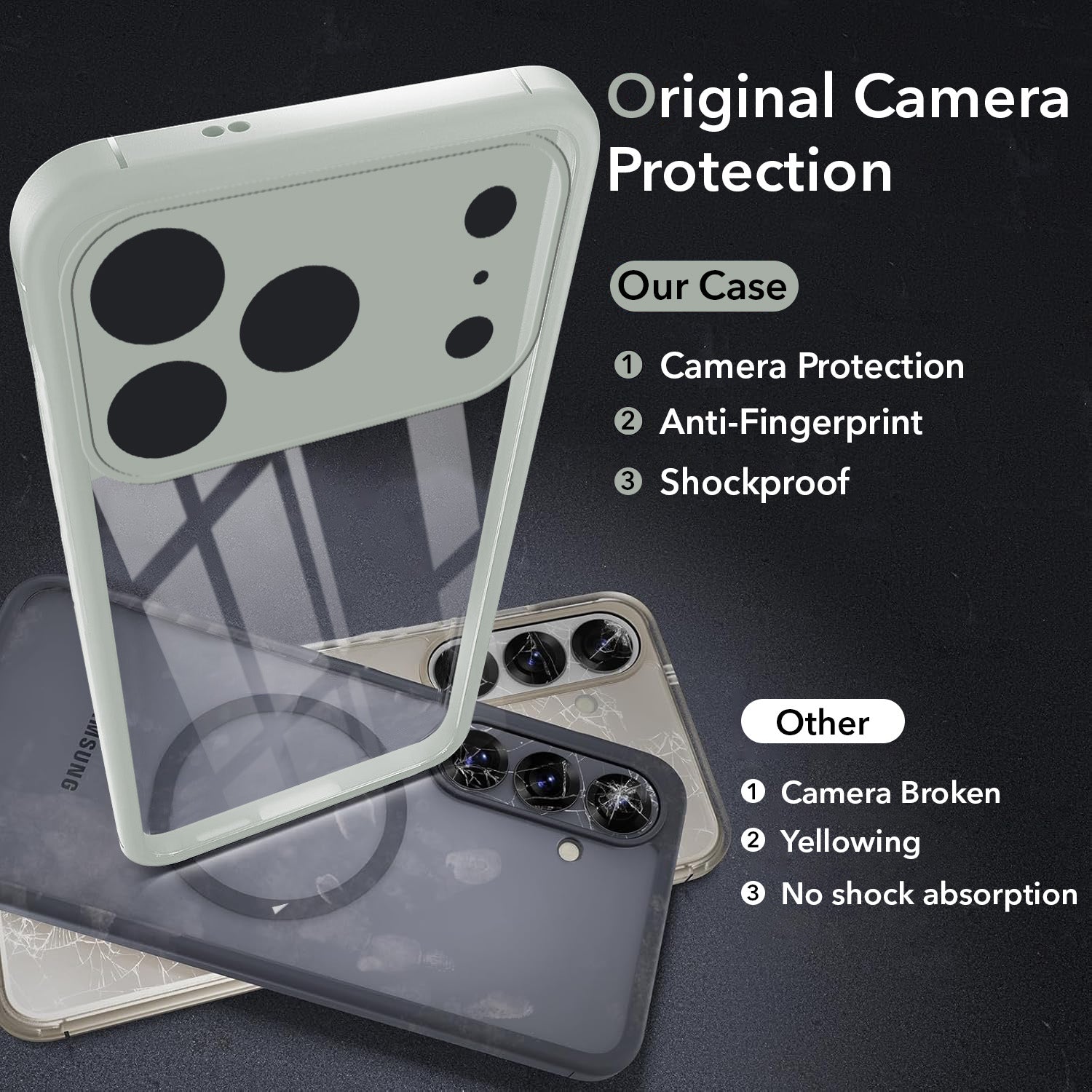 For iPhone 17 Pro | iPhone 18 Pro Back Cover Case Ultra-Hybrid (Lifetime Anti Yellow | Anti Scratch | Crystal Clear Shockproof)