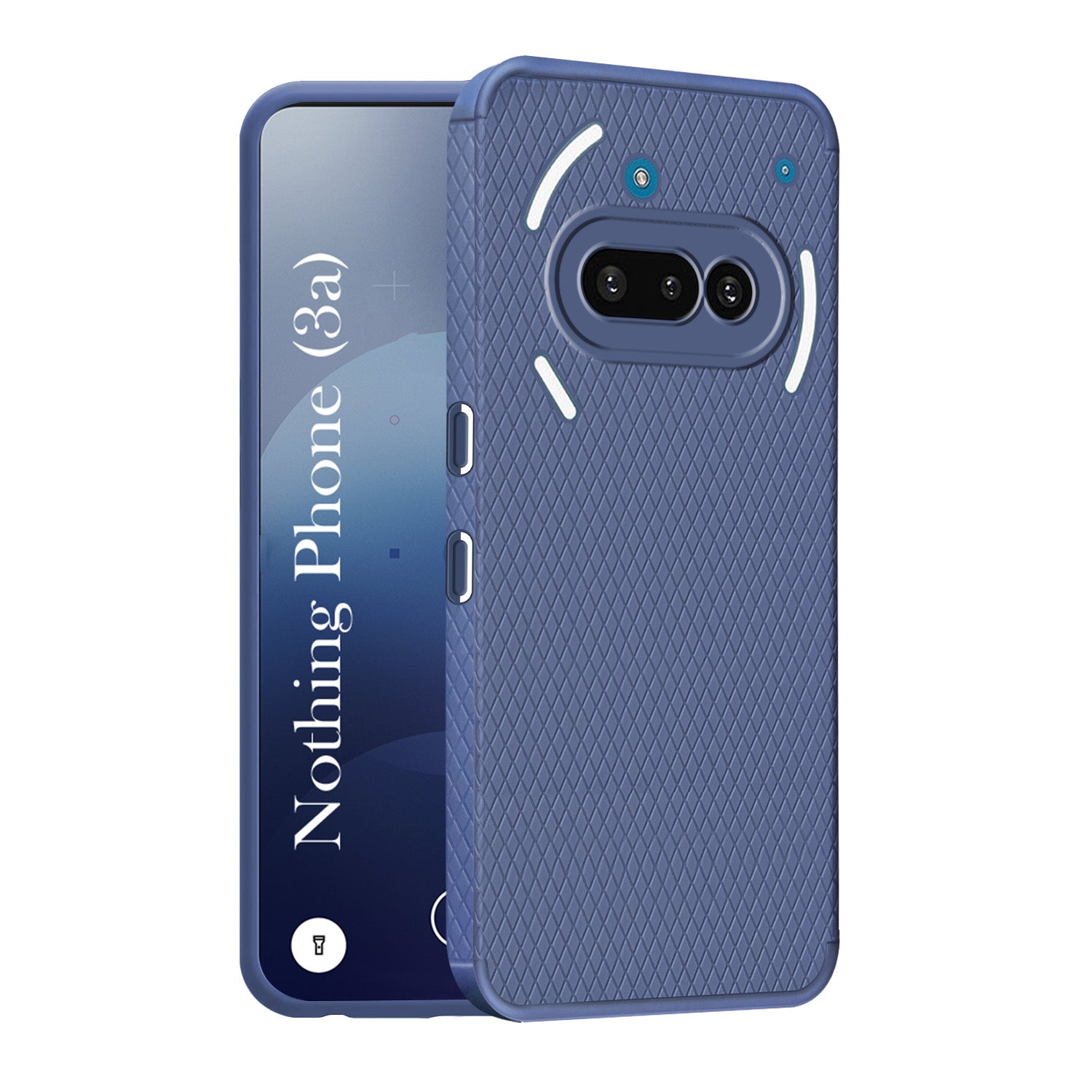 For Nothing Phone 3A 5G Back Cover Case (Liquid Silicone | Side Grip | Camera Protection)