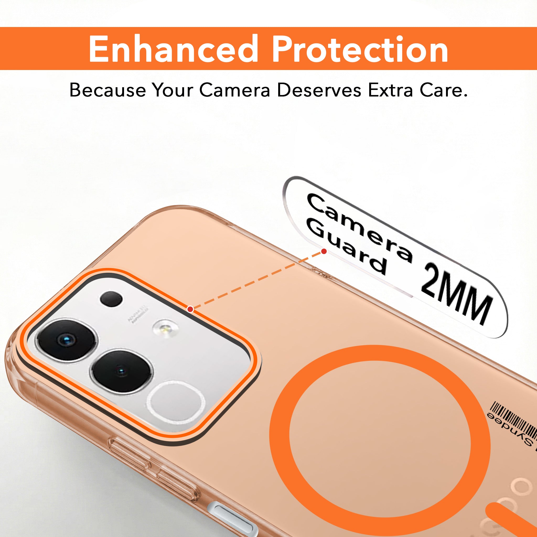 For Vivo iQOO Z10x Back Cover Case (Soft Touch | Camera Bump Protection | MagSafe Compatible | Matte Finish)