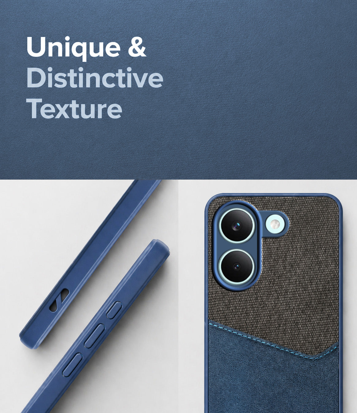 For Poco X8 Pro Back Cover Case (Dual PU Leather Stitch | Professional Minimalist | Soft and Flexible)