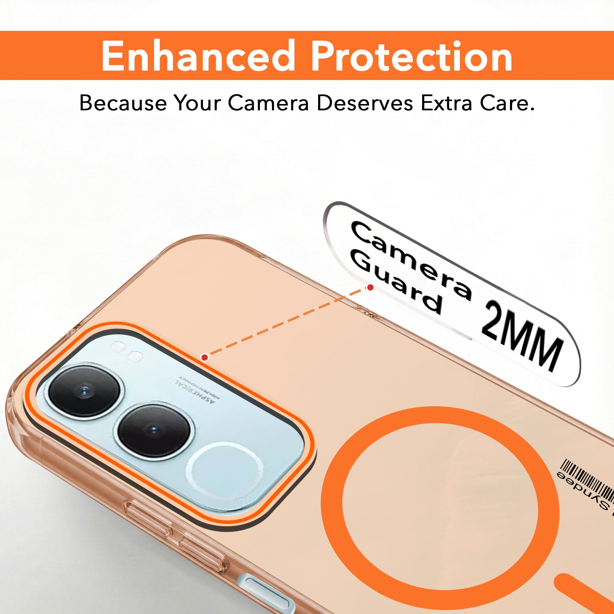 For Vivo Y29 Back Cover Case (Soft Touch | Camera Bump Protection | MagSafe Compatible | Matte Finish)