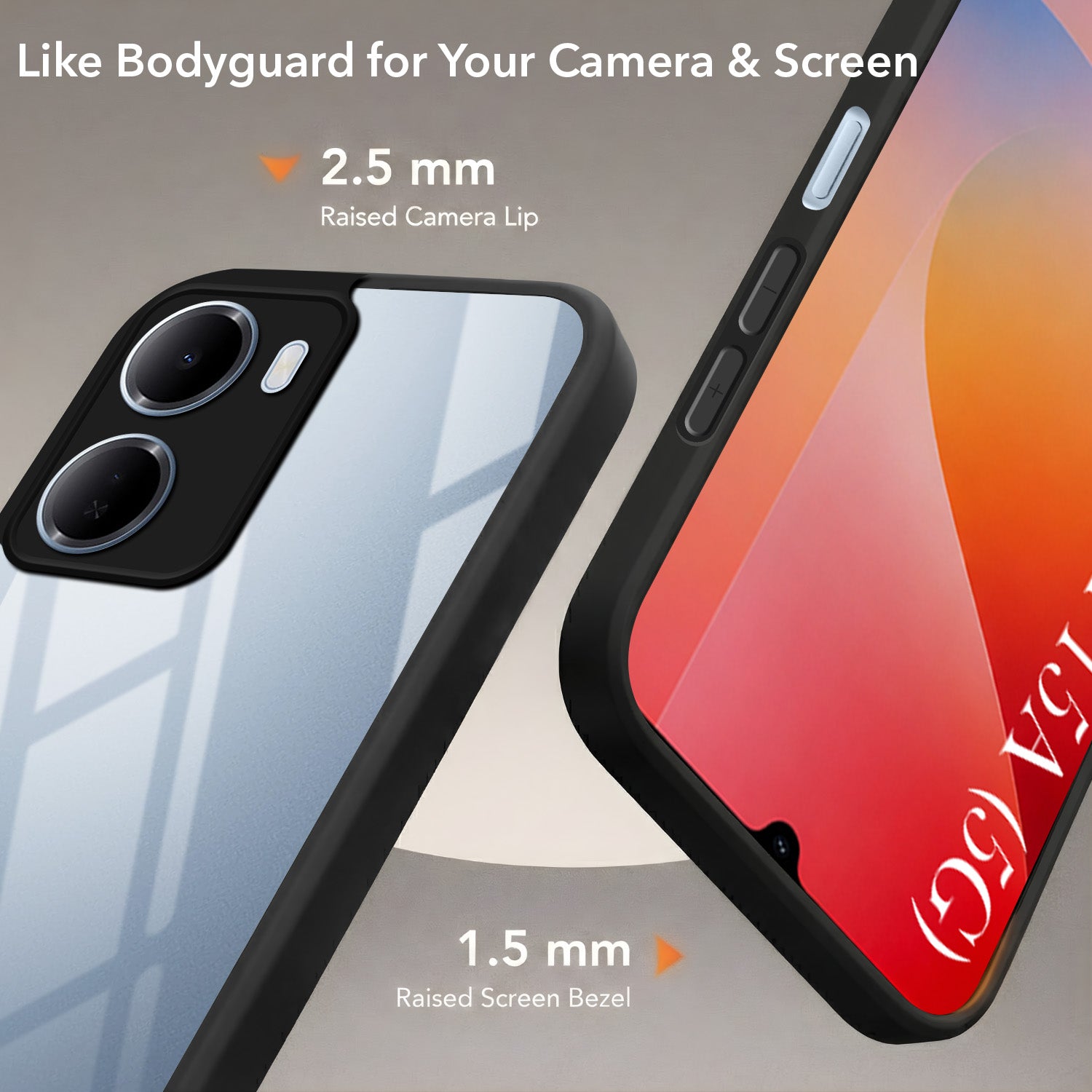 For Redmi 15A 5G Back Cover Case (Built-in Stand | Lifetime Anti Yellow | Kickstand Shockproof | Camera Protection | MagSafe Compatible)