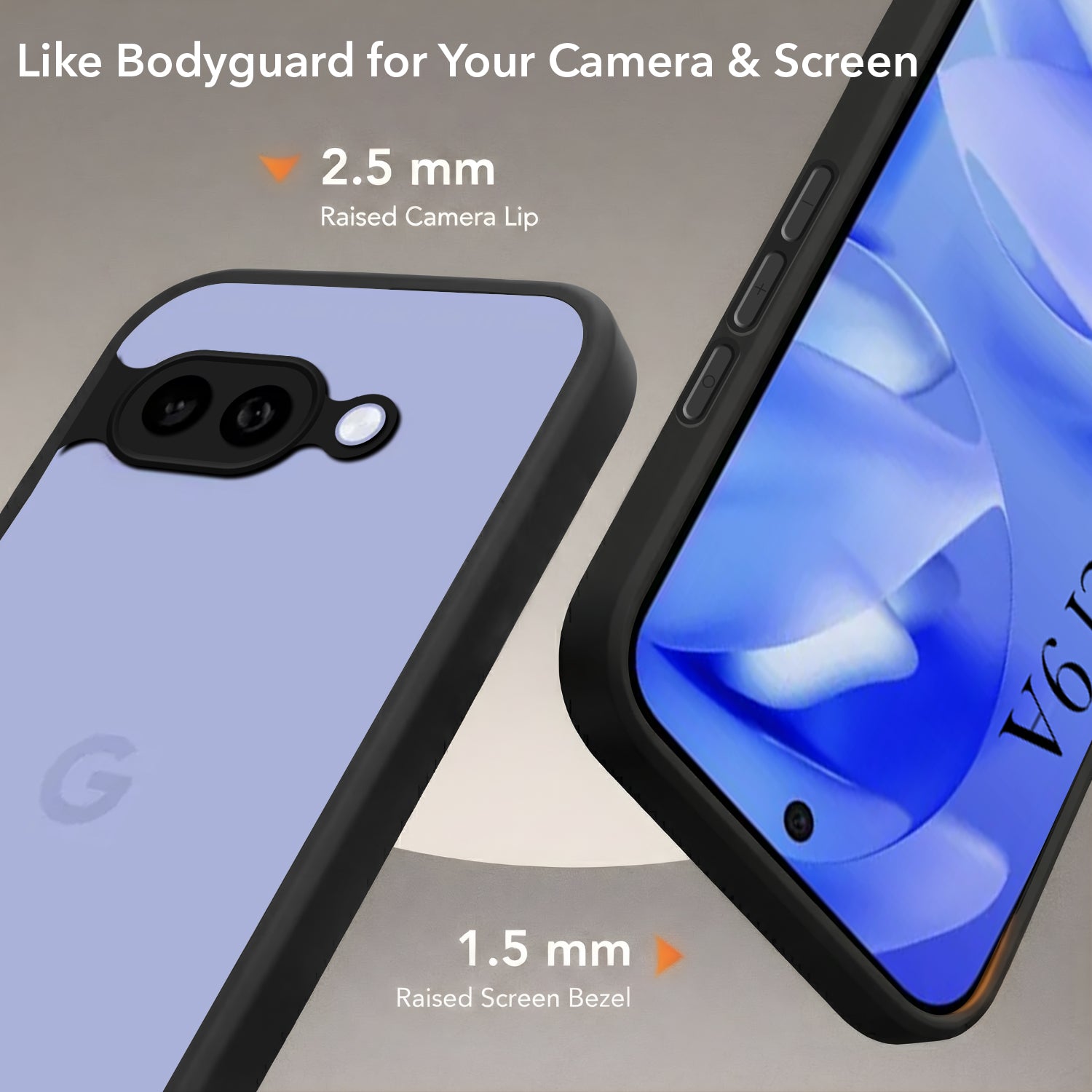 For Google Pixel 9A Back Cover Case (Built-in Stand | Lifetime Anti Yellow | Kickstand Shockproof | Camera Protection | MagSafe Compatible)