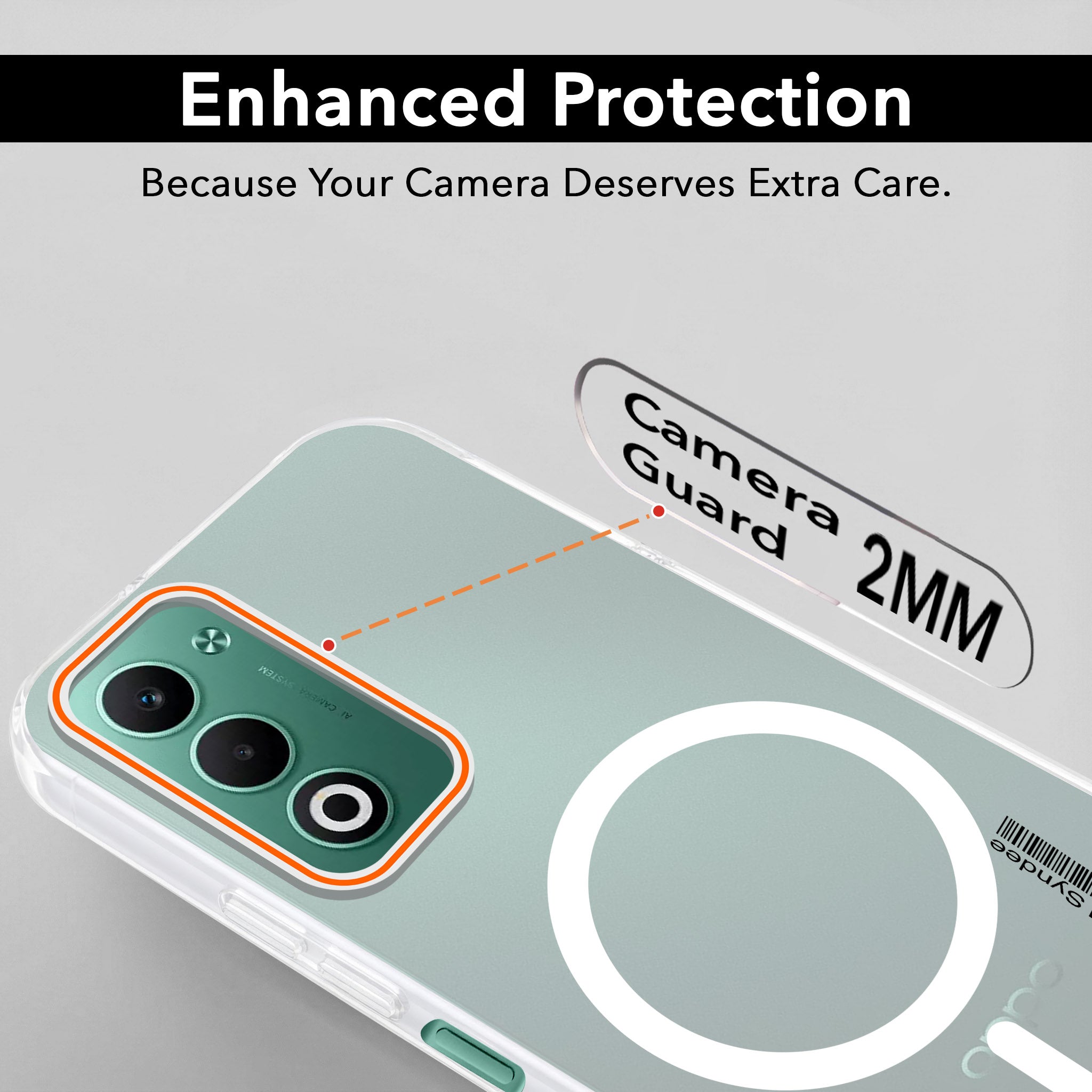 For Oppo A5 5G Back Cover Case (Soft Touch | Camera Bump Protection | MagSafe Compatible | Matte Finish)