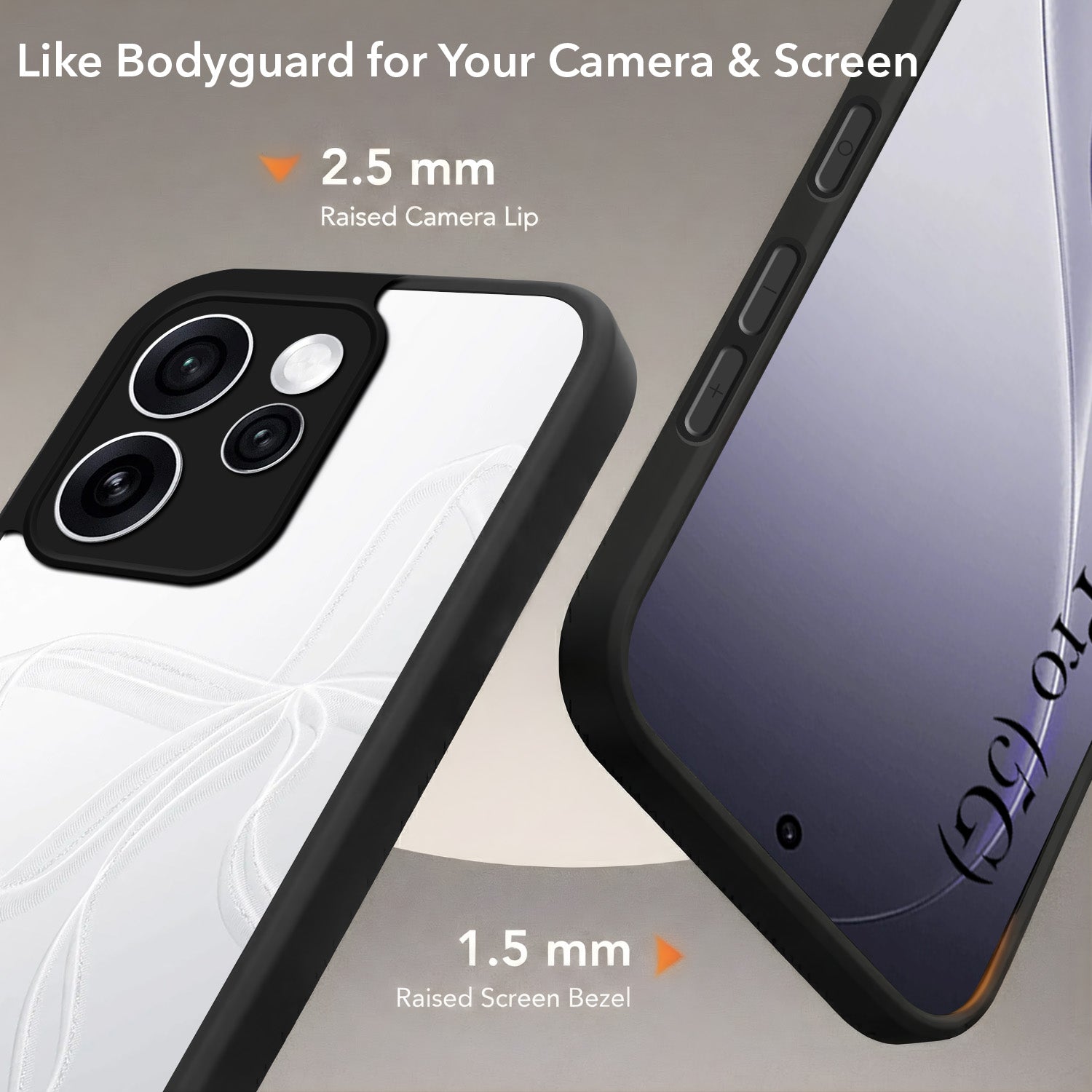 For Oppo Reno15 Pro 5G | Oppo Reno 15 Pro 5G Back Cover Case (Built-in Stand | Lifetime Anti Yellow | Kickstand Shockproof | Camera Protection | MagSafe Compatible)