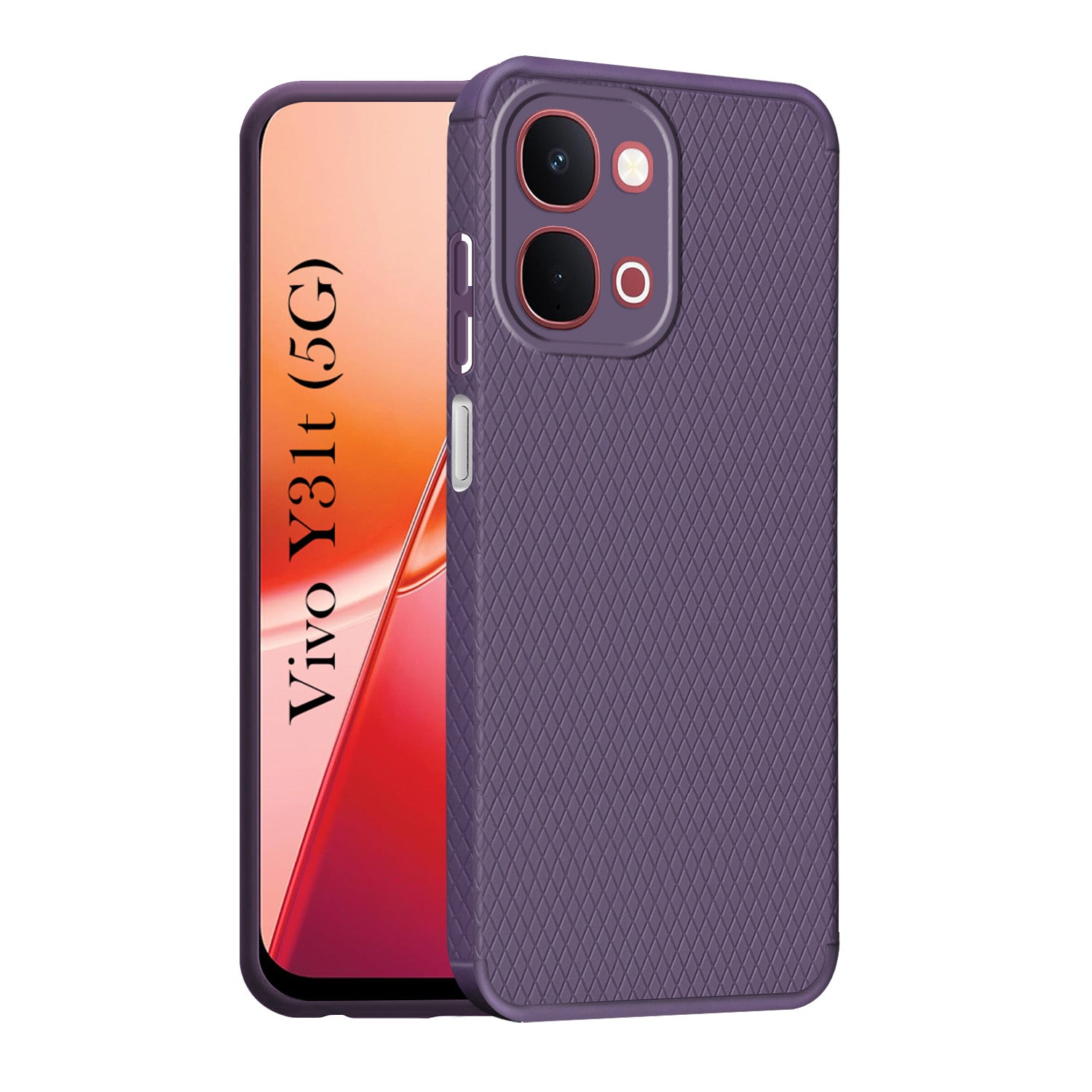 For Vivo Y31T 5G Back Cover Case Liquid Silicone (Camera Protection | Side Grip Texture | Soft and Flexible)