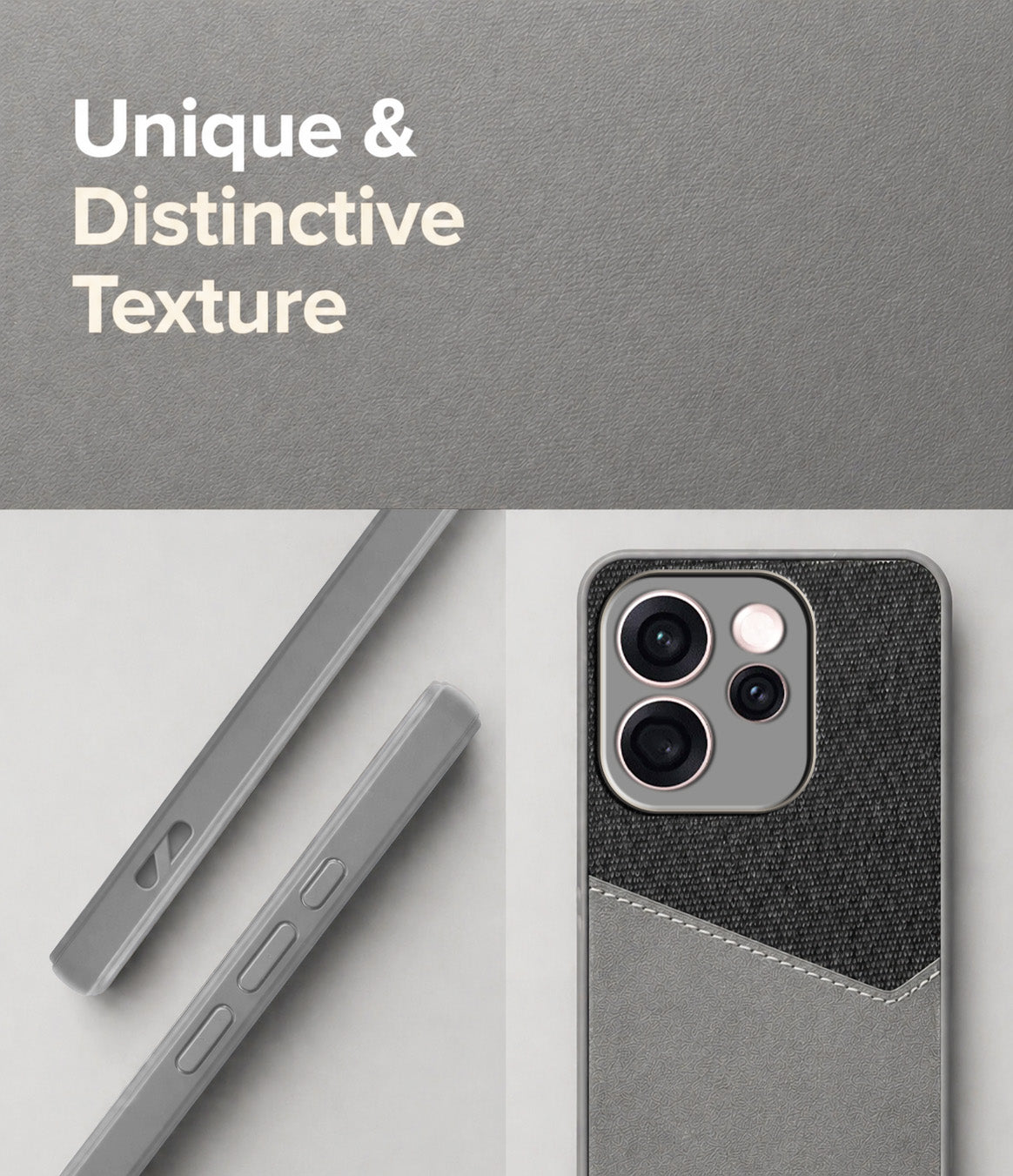 For Oppo Reno15 Pro Mini 5G | Oppo Reno 15 Pro Mini 5G Back Cover Case (Dual PU Leather Stitch | Professional Minimalist | Soft and Flexible)