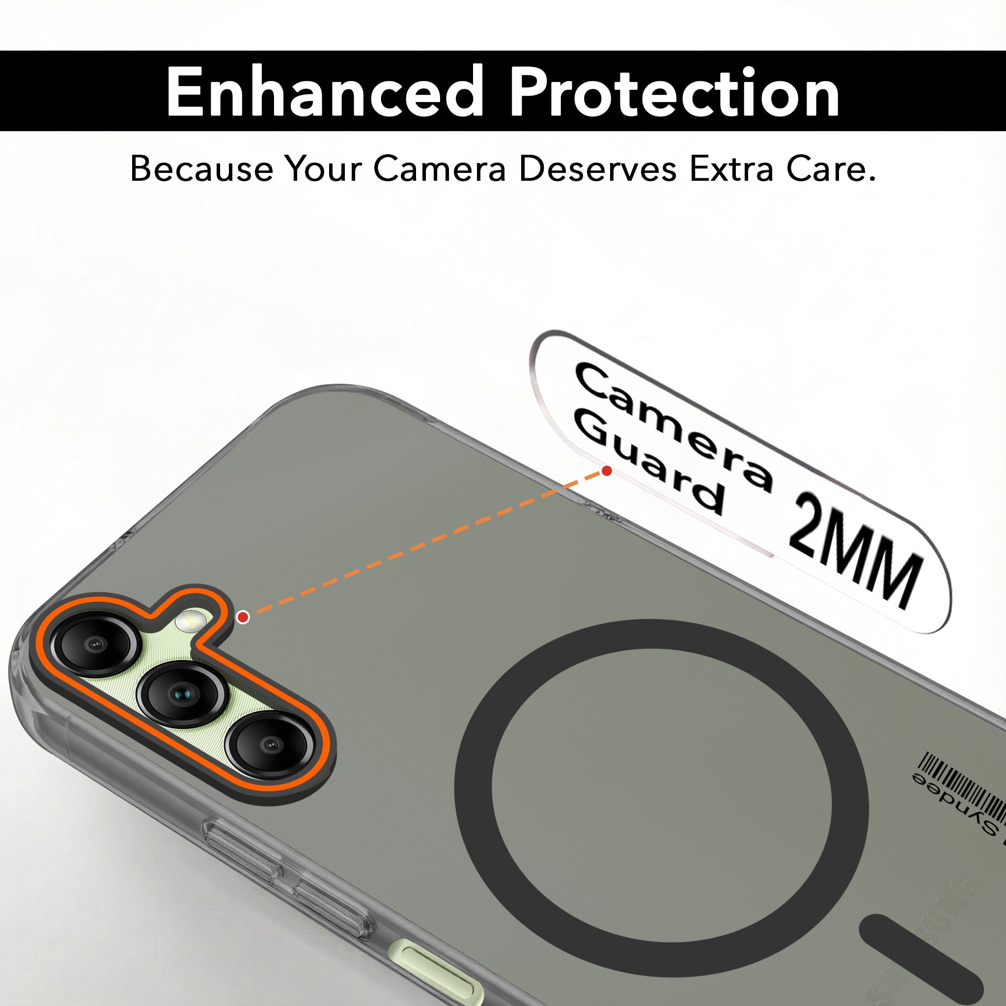 For Samsung Galaxy A14 4G | 5G Back Cover Case (Soft Touch | Camera Bump Protection | MagSafe Compatible | Matte Finish)