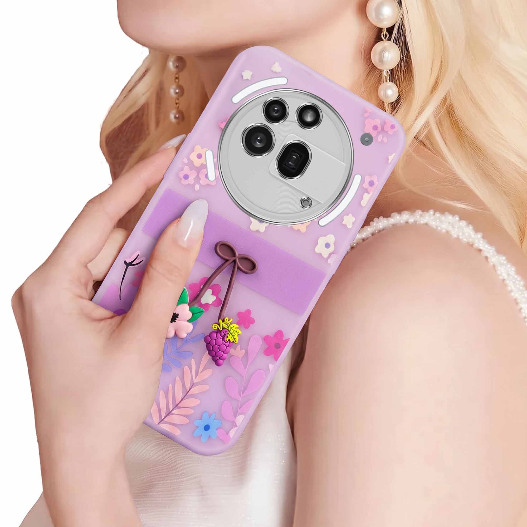 For Nothing Phone 3A Pro 5G Back Cover Case (3D Cute Cartoons | Hard Back Side Soft | Matte Premium Finish | HD Printing)