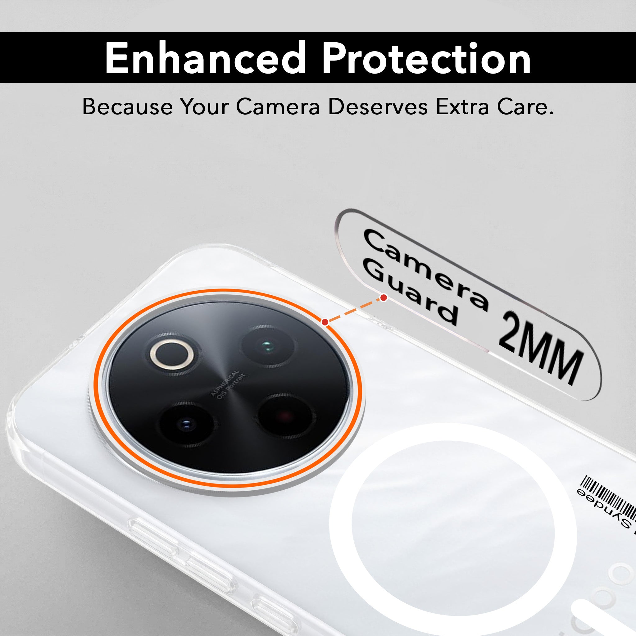 For Vivo iQOO Z10 Back Cover Case (Soft Touch | Camera Bump Protection | MagSafe Compatible | Matte Finish)