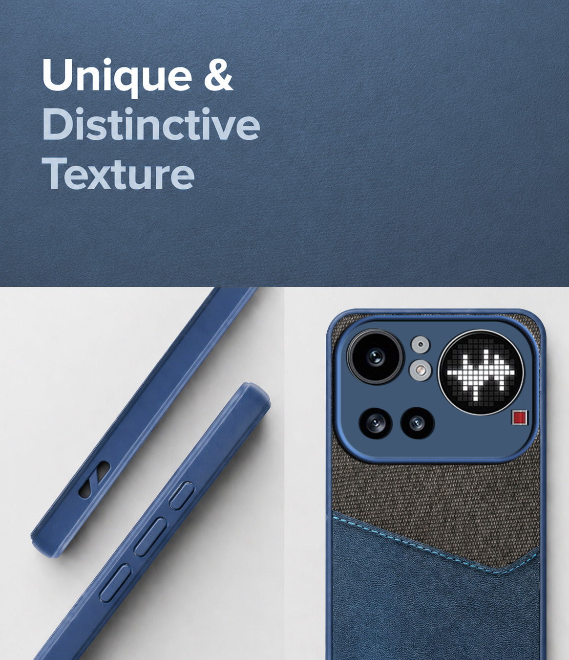 For Nothing Phone 4A Pro 5G Back Cover Case (Dual PU Leather Stitch | Professional Minimalist | Soft and Flexible)