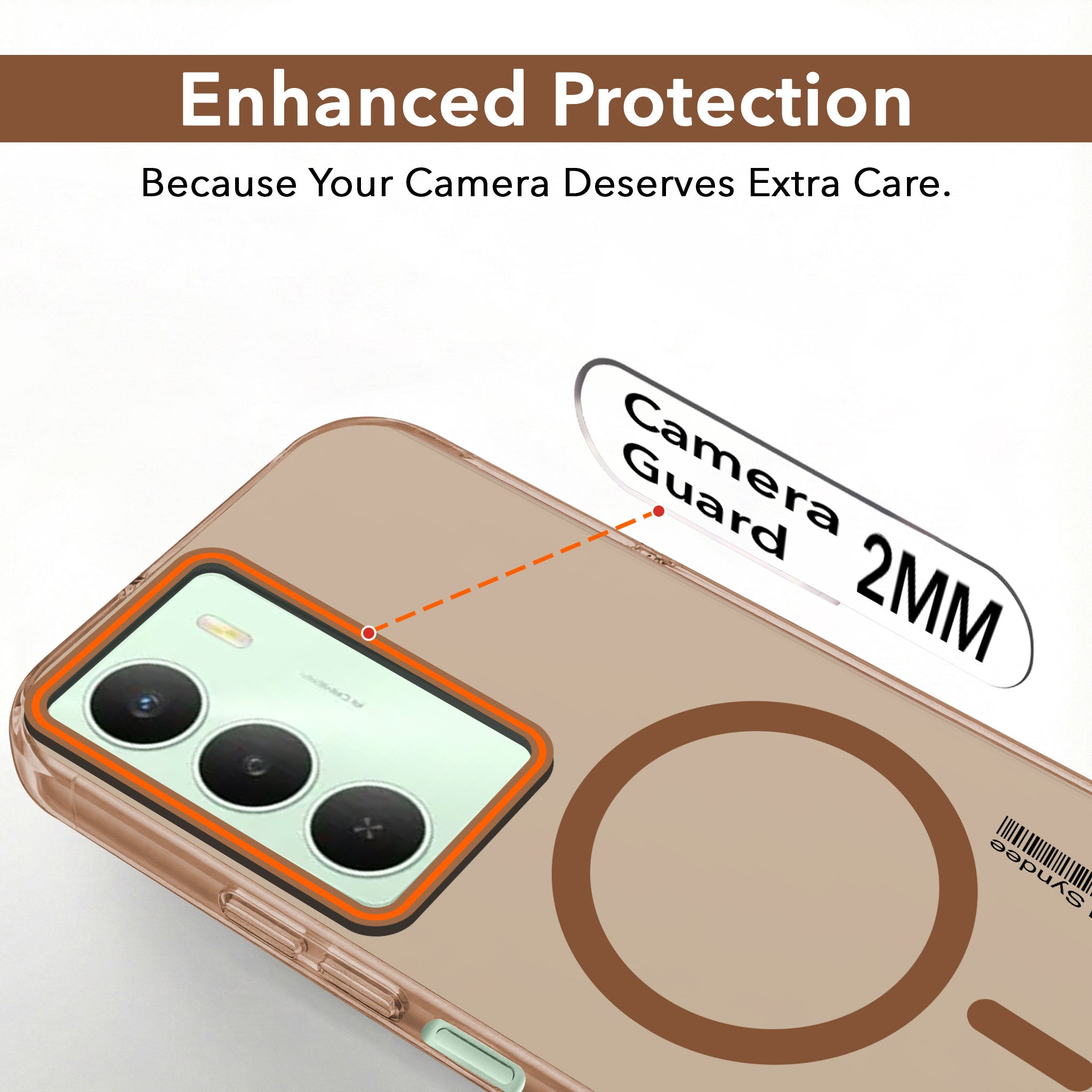 For Realme C73 Back Cover Case (Soft Touch | Camera Bump Protection | MagSafe Compatible | Matte Finish)