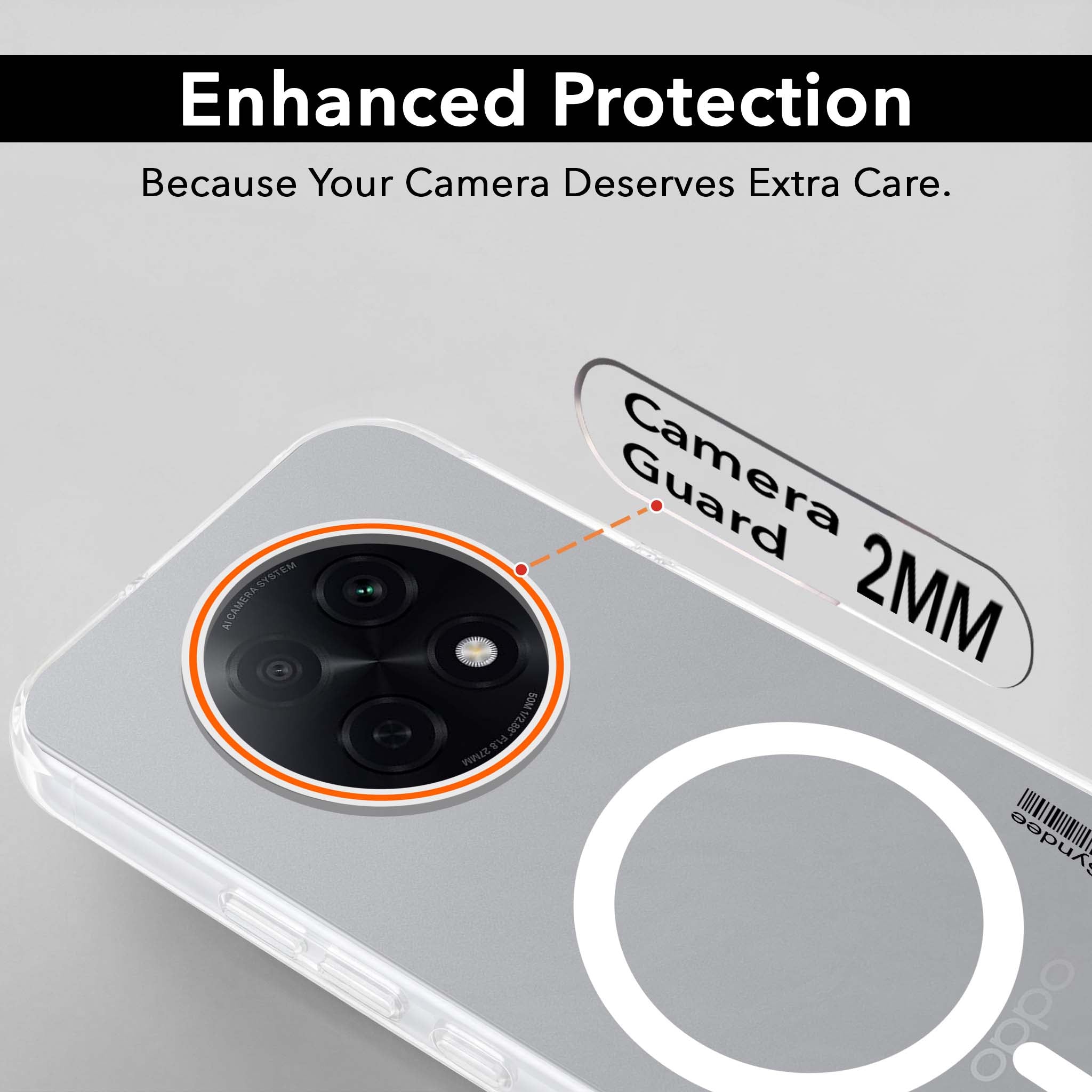For Oppo F29 Pro Back Cover Case (Soft Touch | Camera Bump Protection | MagSafe Compatible | Matte Finish)
