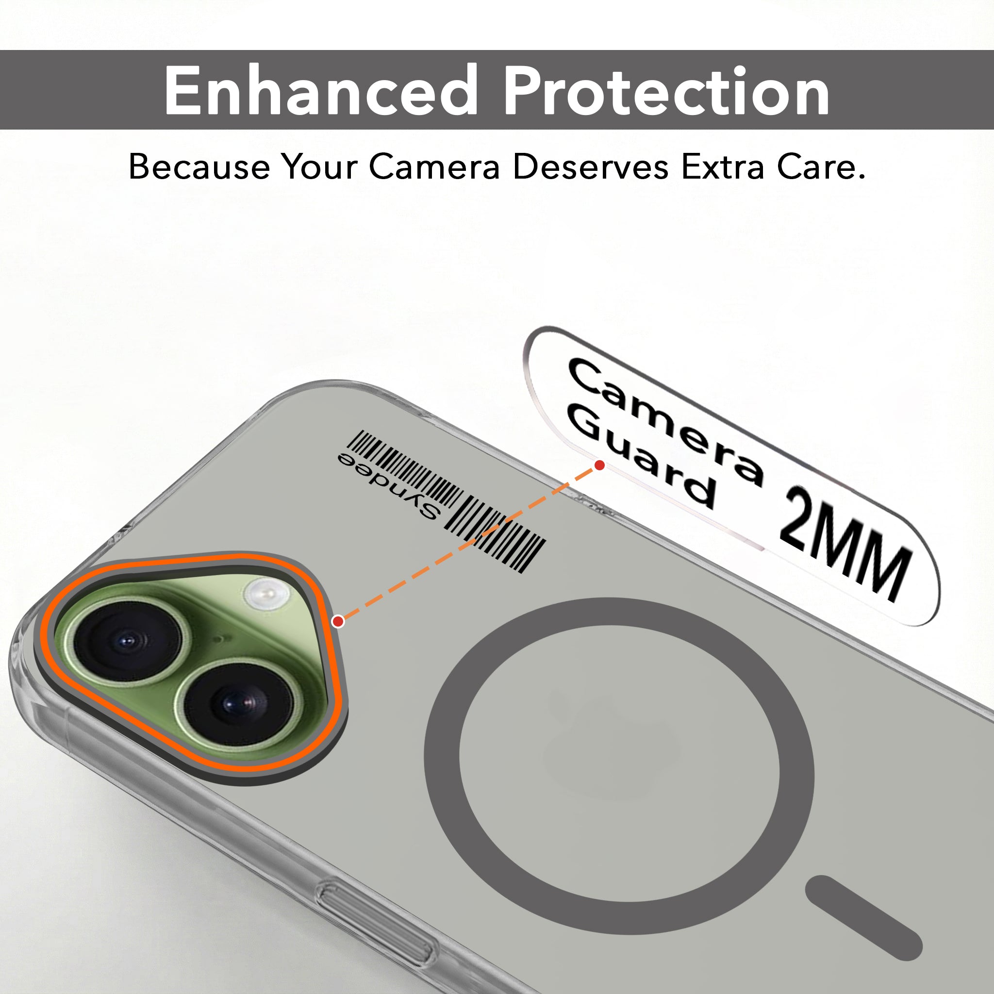 For Apple iPhone 17 Back Cover Case (Soft Touch | Camera Bump Protection | MagSafe Compatible | Matte Finish)