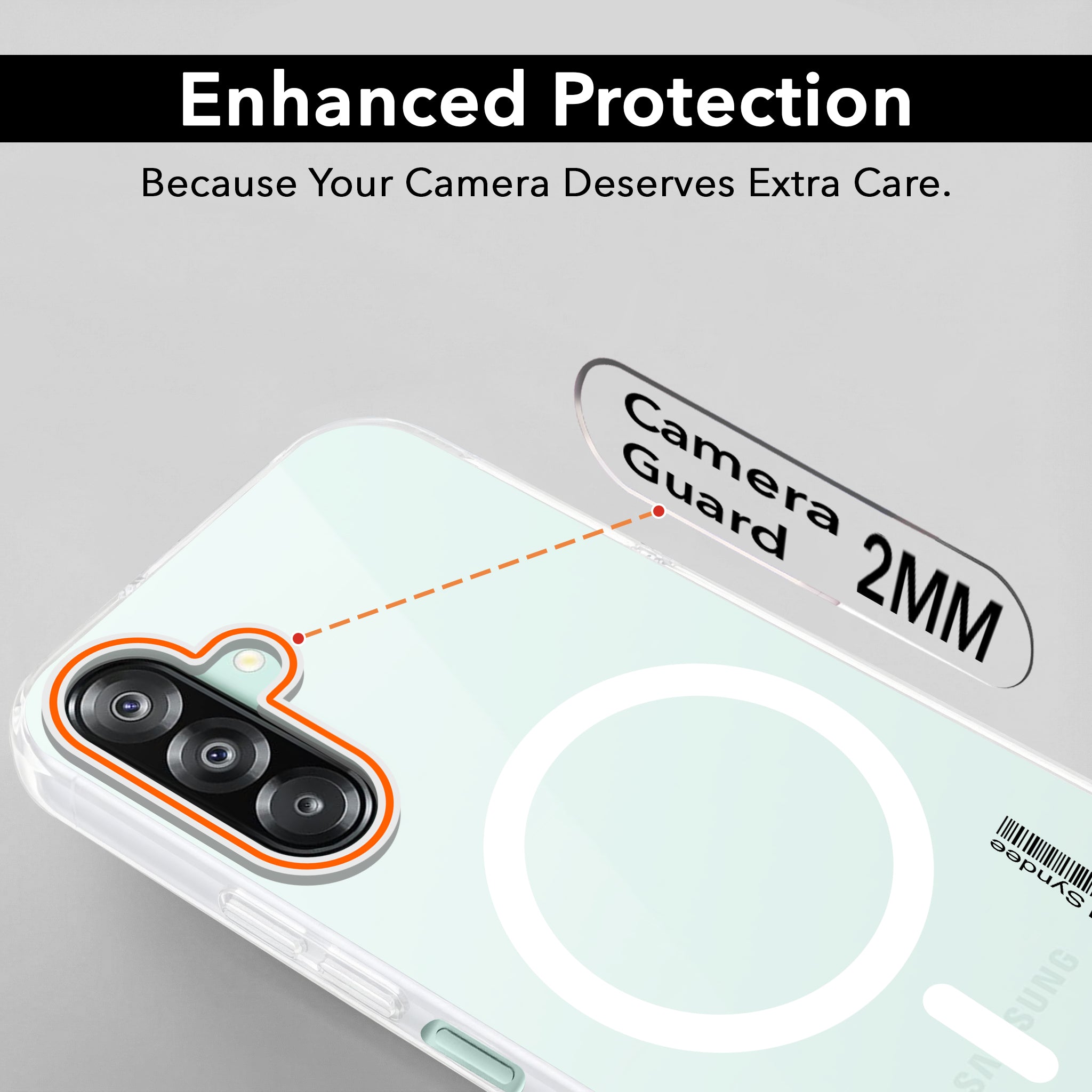 For Samsung Galaxy A26 5G Back Cover Case (Soft Touch | Camera Bump Protection | MagSafe Compatible | Matte Finish)