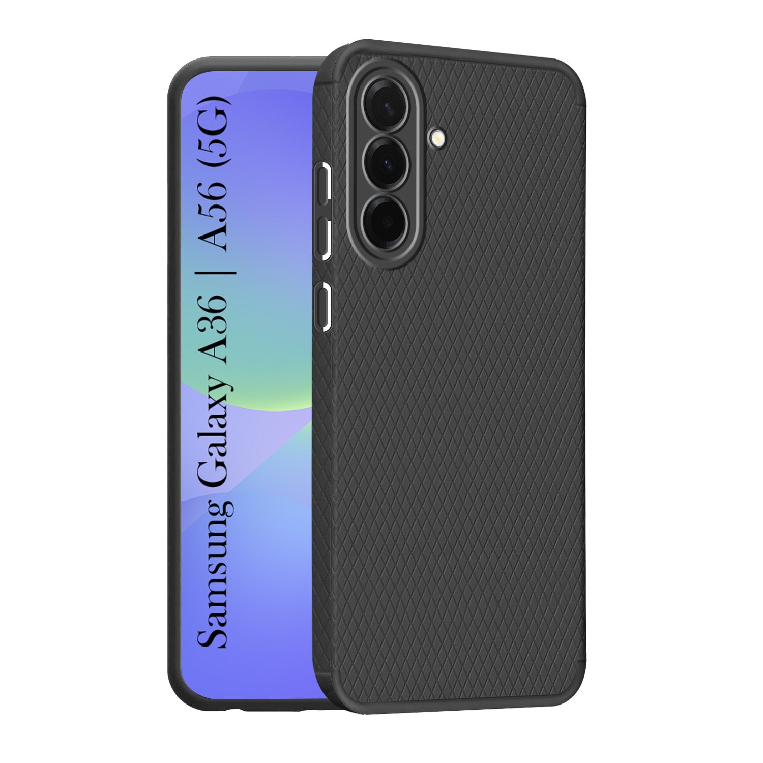 For Samsung Galaxy A36 5G | Galaxy A56 5G Back Cover Case (Liquid Silicone | Side Grip | Camera Protection)