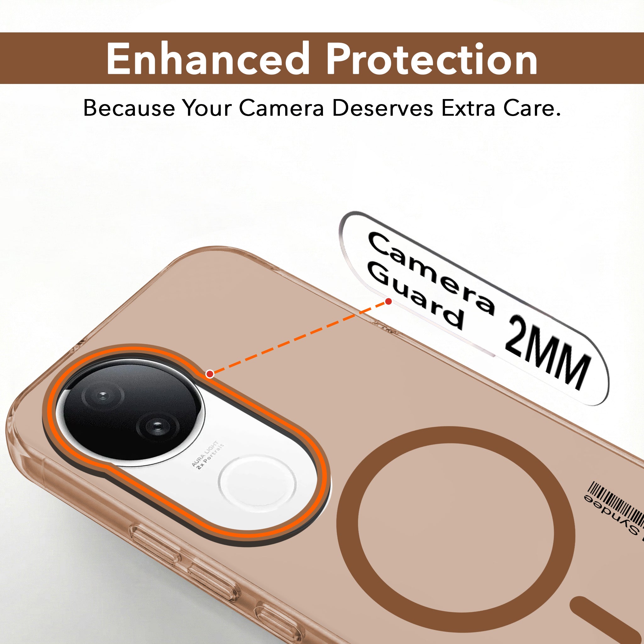 For Vivo T4R Back Cover Case (Soft Touch | Camera Bump Protection | MagSafe Compatible | Matte Finish)