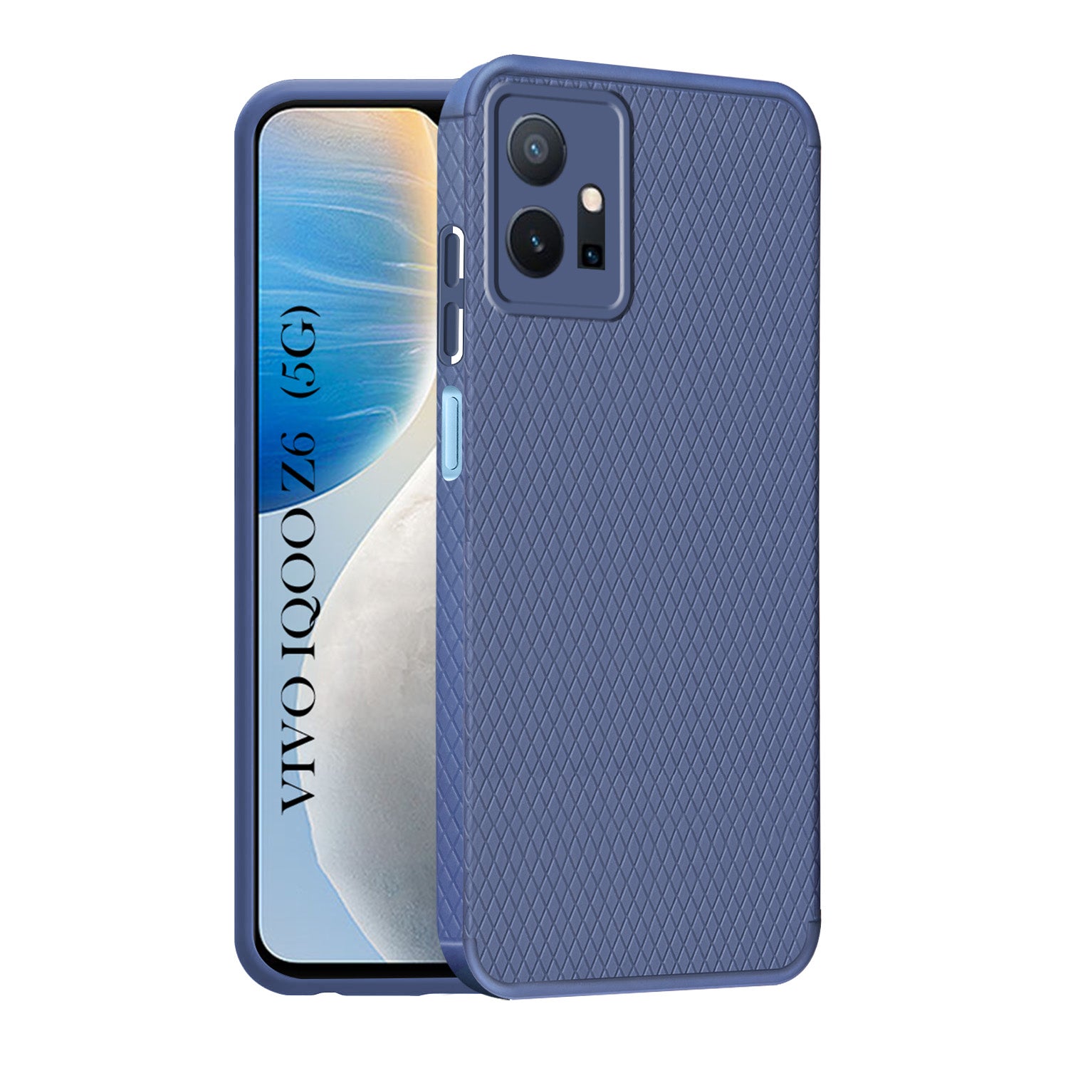 For Vivo iQOO Z6 5G Back Cover Case (Liquid Silicone | Side Grip | Camera Protection)