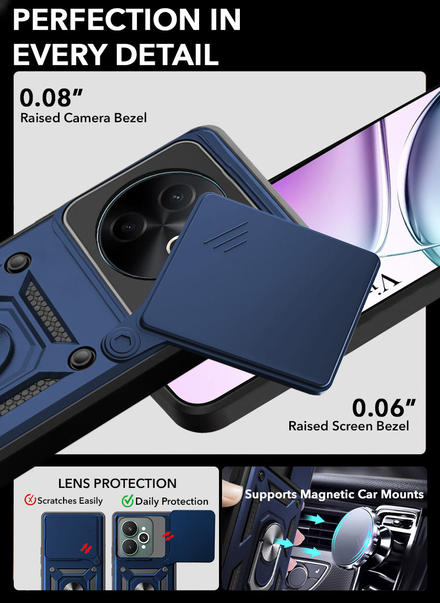 For Vivo Y39 Back Cover Case (Hybrid Dual Armor Polycarbonate)
