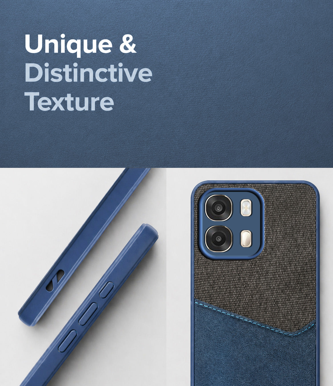 For Oppo A6 Pro Back Cover Case (Dual PU Leather Stitch | Professional Minimalist | Soft and Flexible)