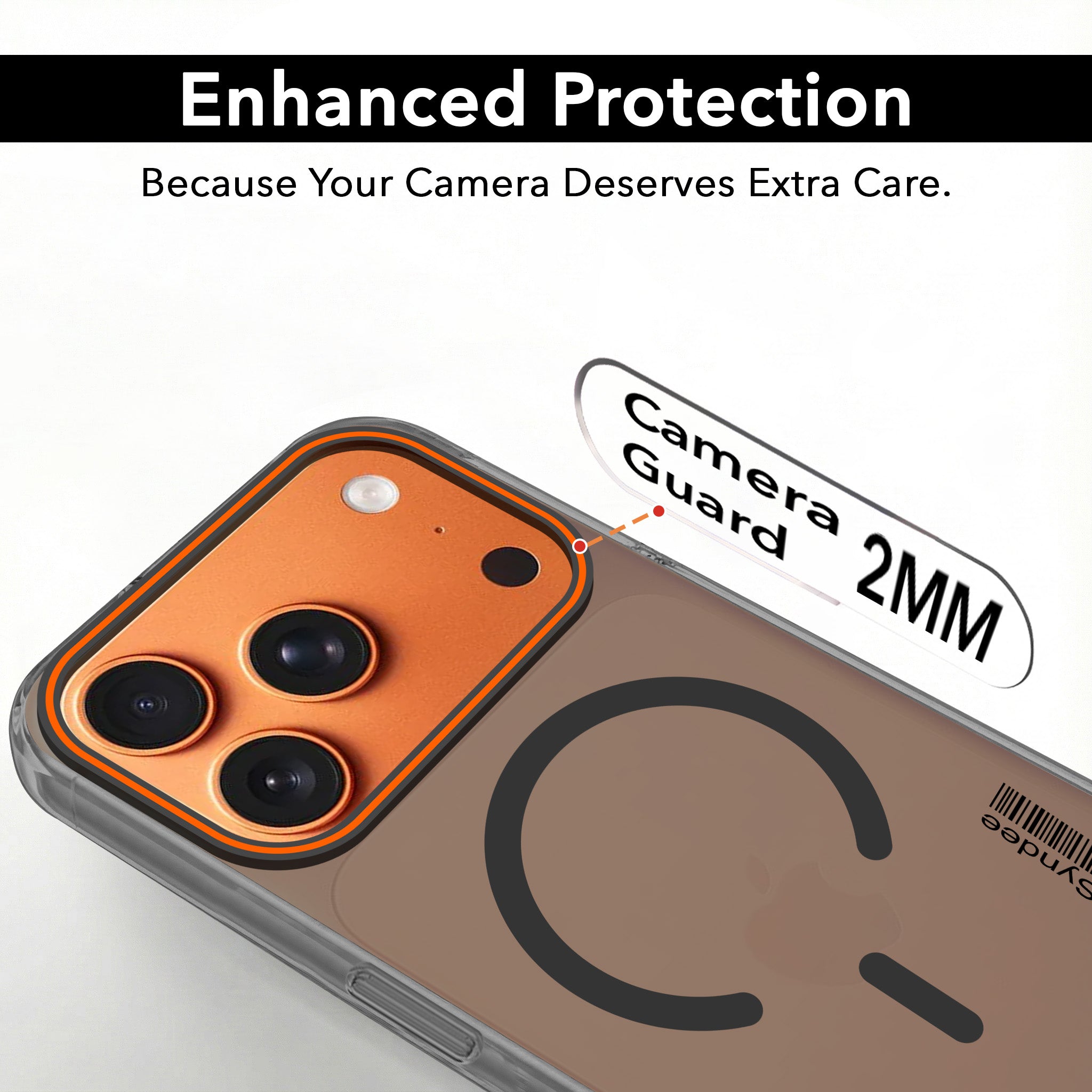 For Apple iPhone 17 Pro Max Back Cover Case (Soft Touch | Camera Bump Protection | MagSafe Compatible | Matte Finish)