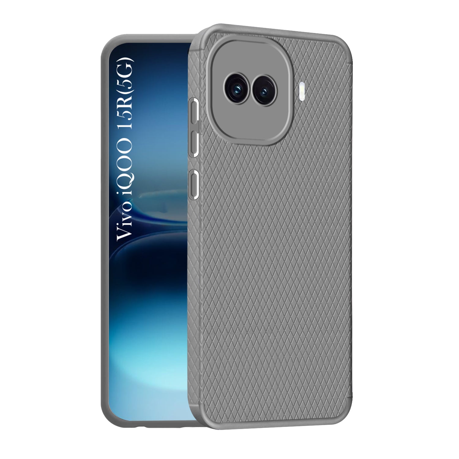 For Vivo iQOO 15R 5G Back Cover Case Liquid Silicone (Camera Protection | Side Grip Texture | Soft and Flexible)