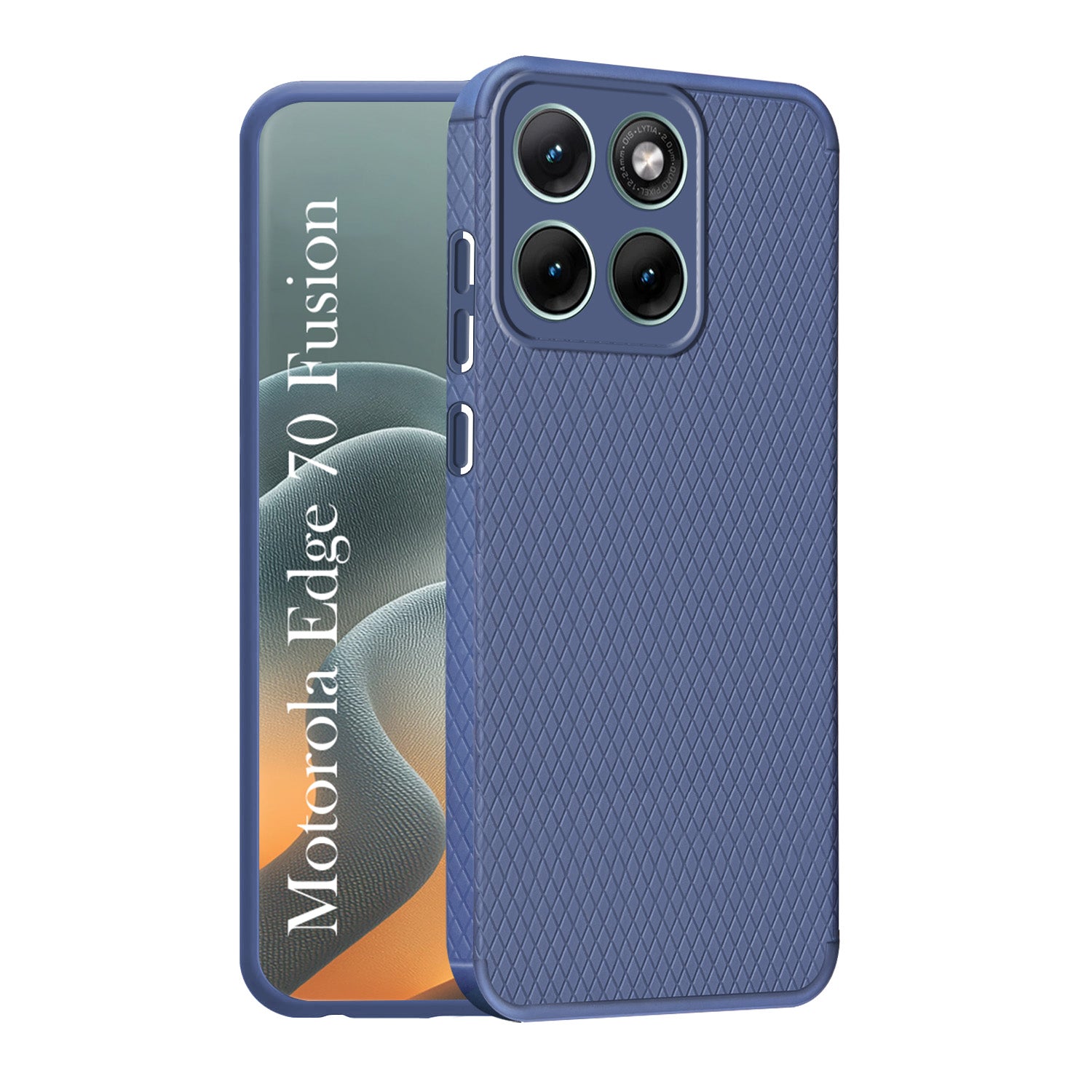 For Motorola Moto Edge 70 Fusion Back Cover Case Liquid Silicone (Camera Protection | Side Grip Texture | Soft and Flexible)