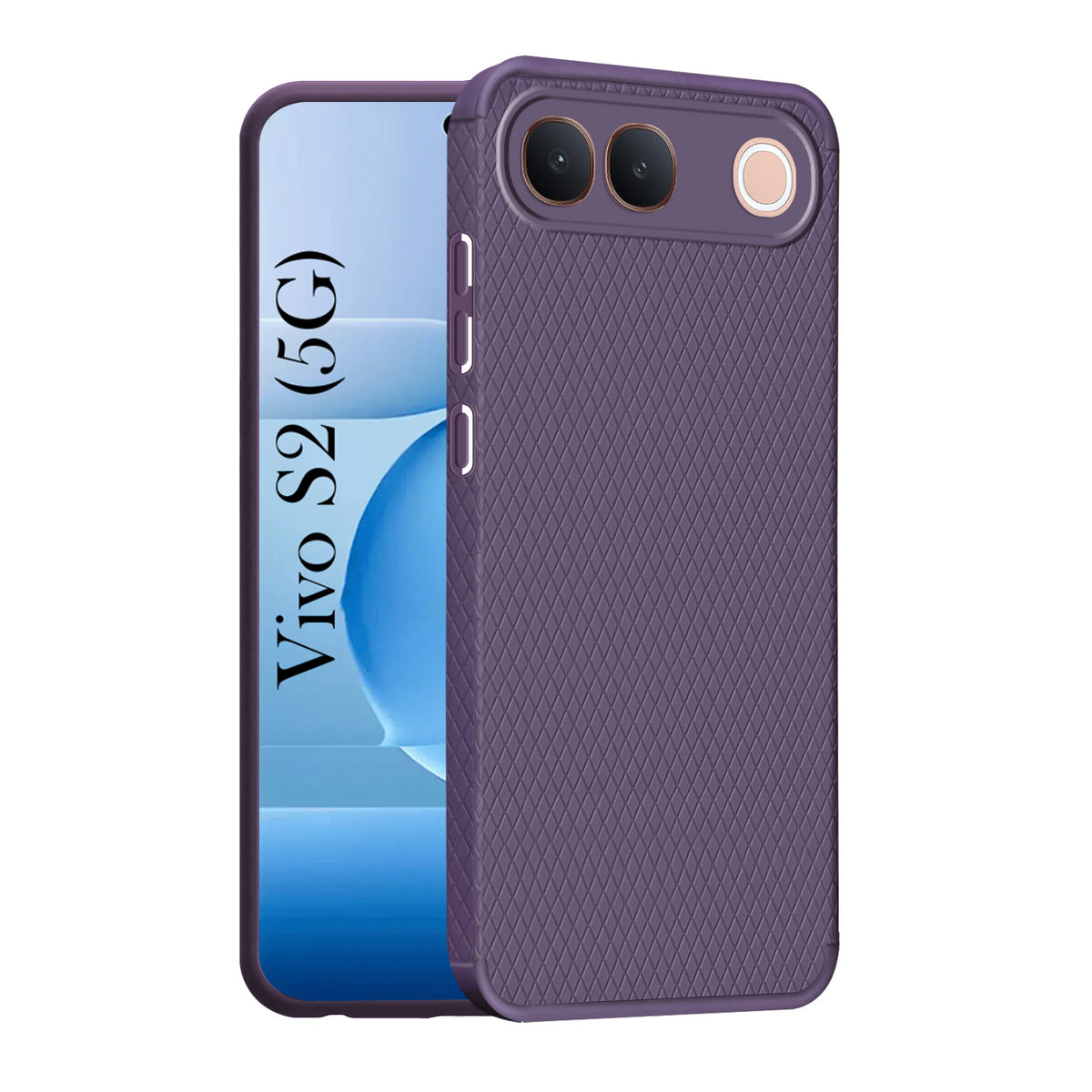 For Vivo S2 5G Back Cover Case Liquid Silicone (Camera Protection | Side Grip Texture | Soft and Flexible)