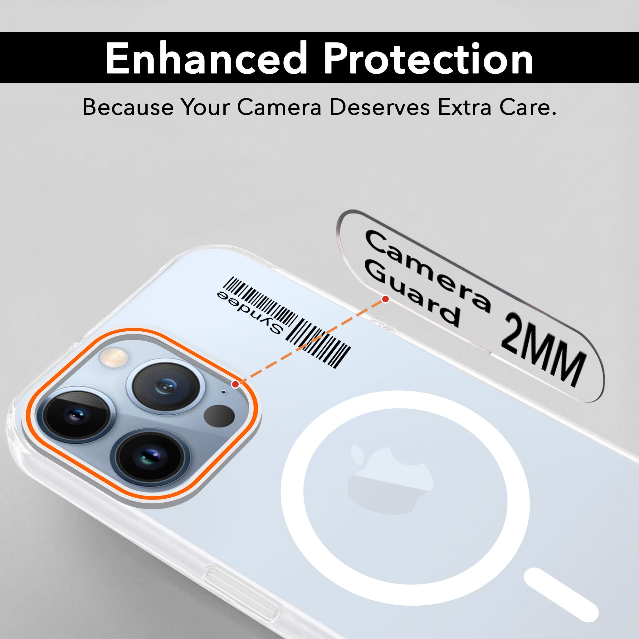 For Apple iPhone 13 Pro Back Cover Case (Soft Touch | Camera Bump Protection | MagSafe Compatible | Matte Finish)