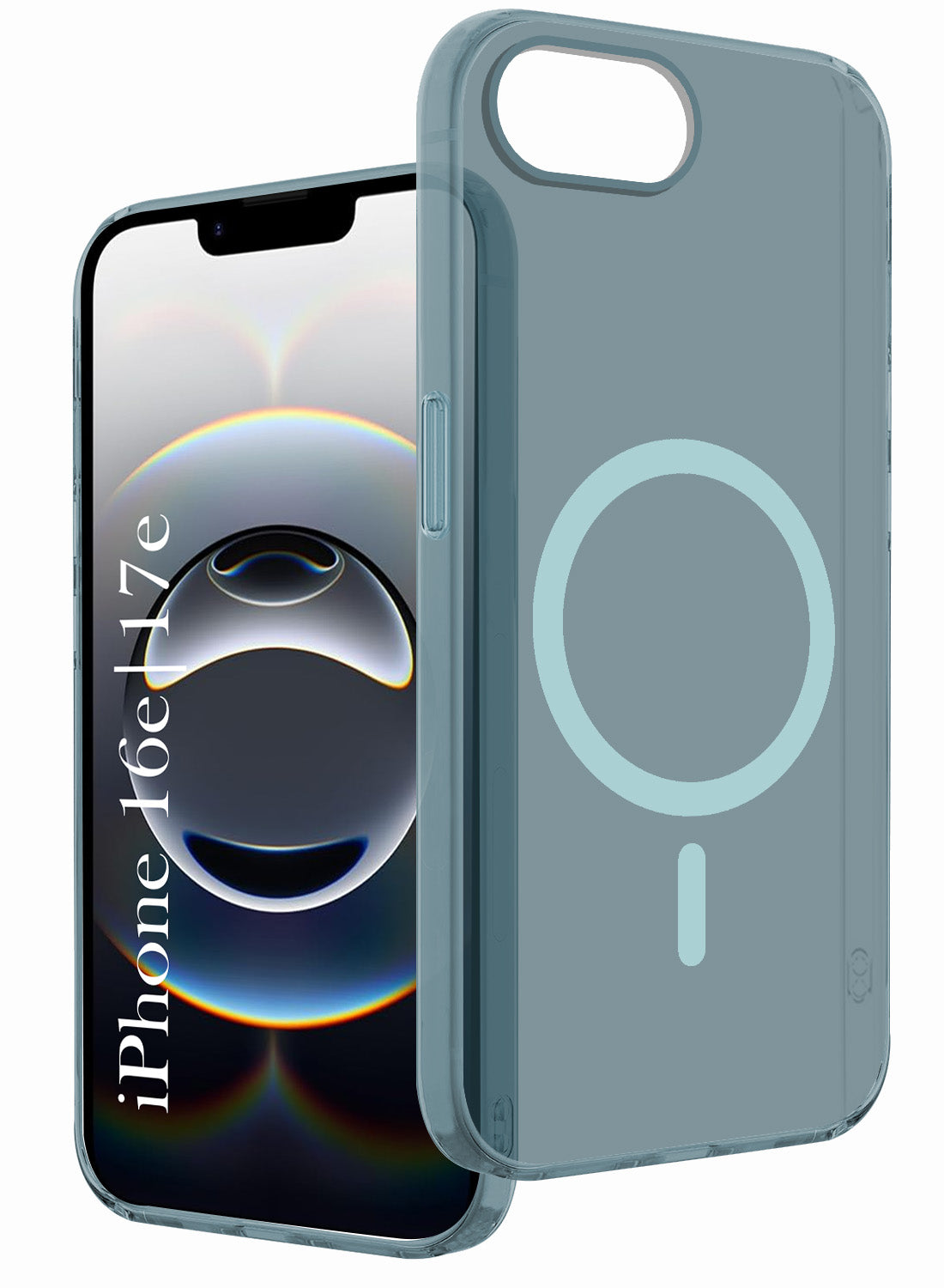 For iPhone 16e | iPhone 17e Back Cover Case (Frosted Matte Feel | MagSafe Compatible Wireless Charging | Polycarbonate Material)