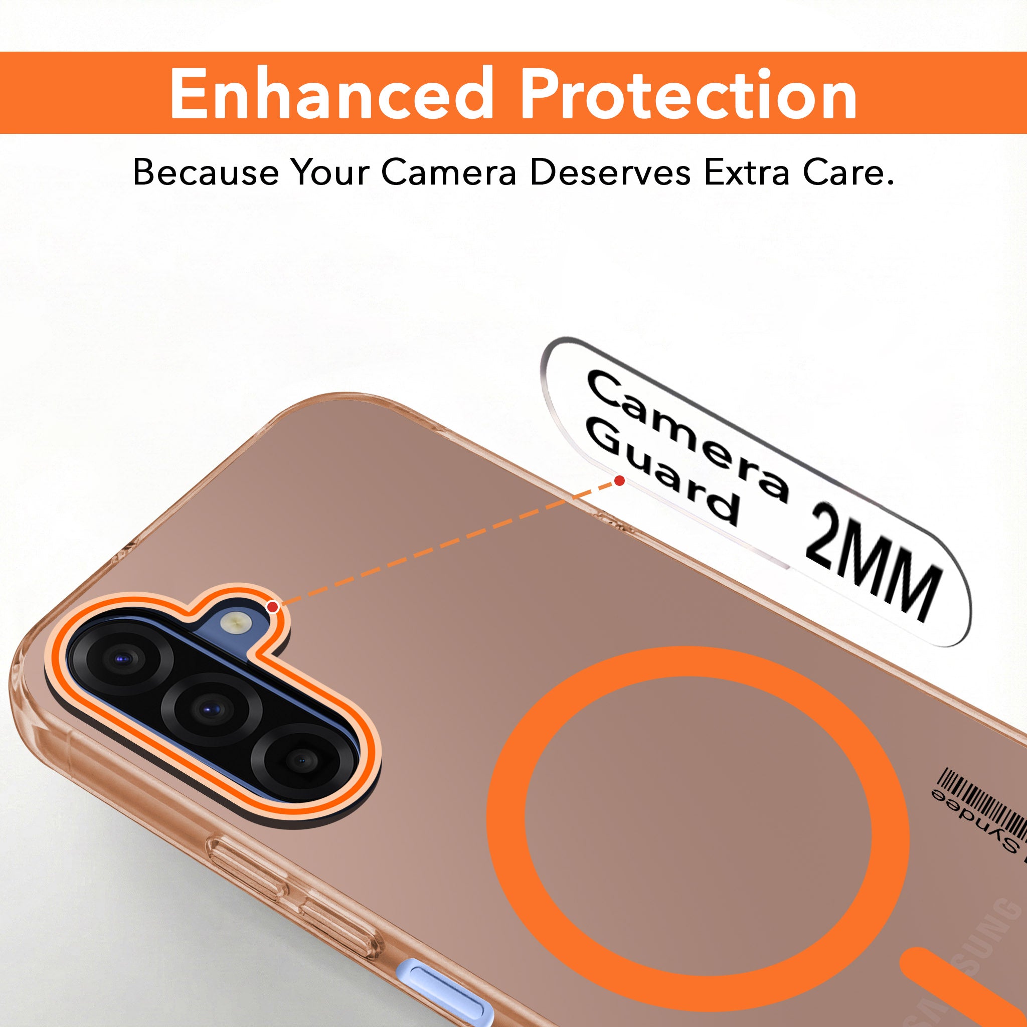 For Samsung Galaxy A17 | Samsung F17 | Samsung M17 5G Back Cover Case (Soft Touch | Camera Bump Protection | MagSafe Compatible | Matte Finish)